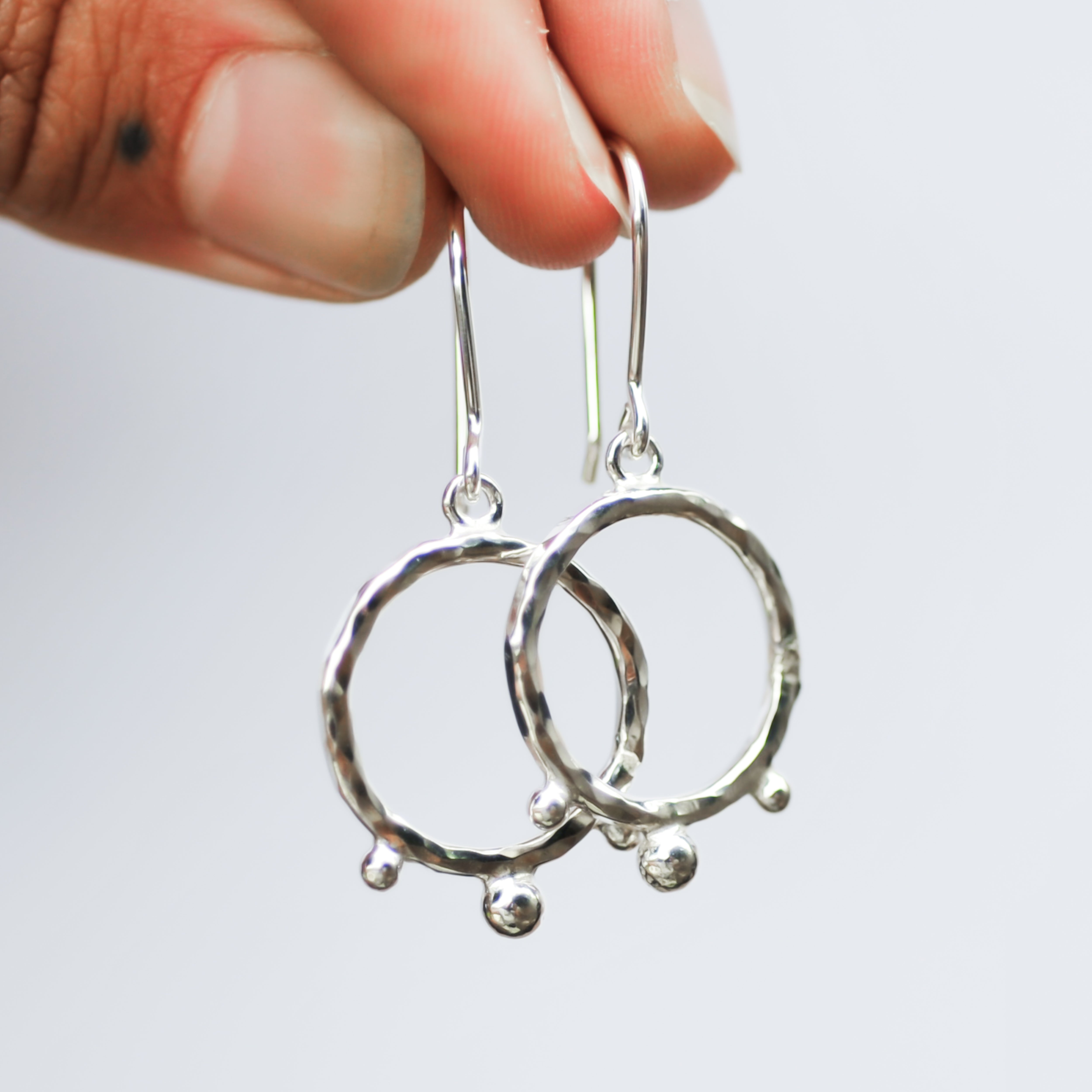 Palas Hoop Dangles