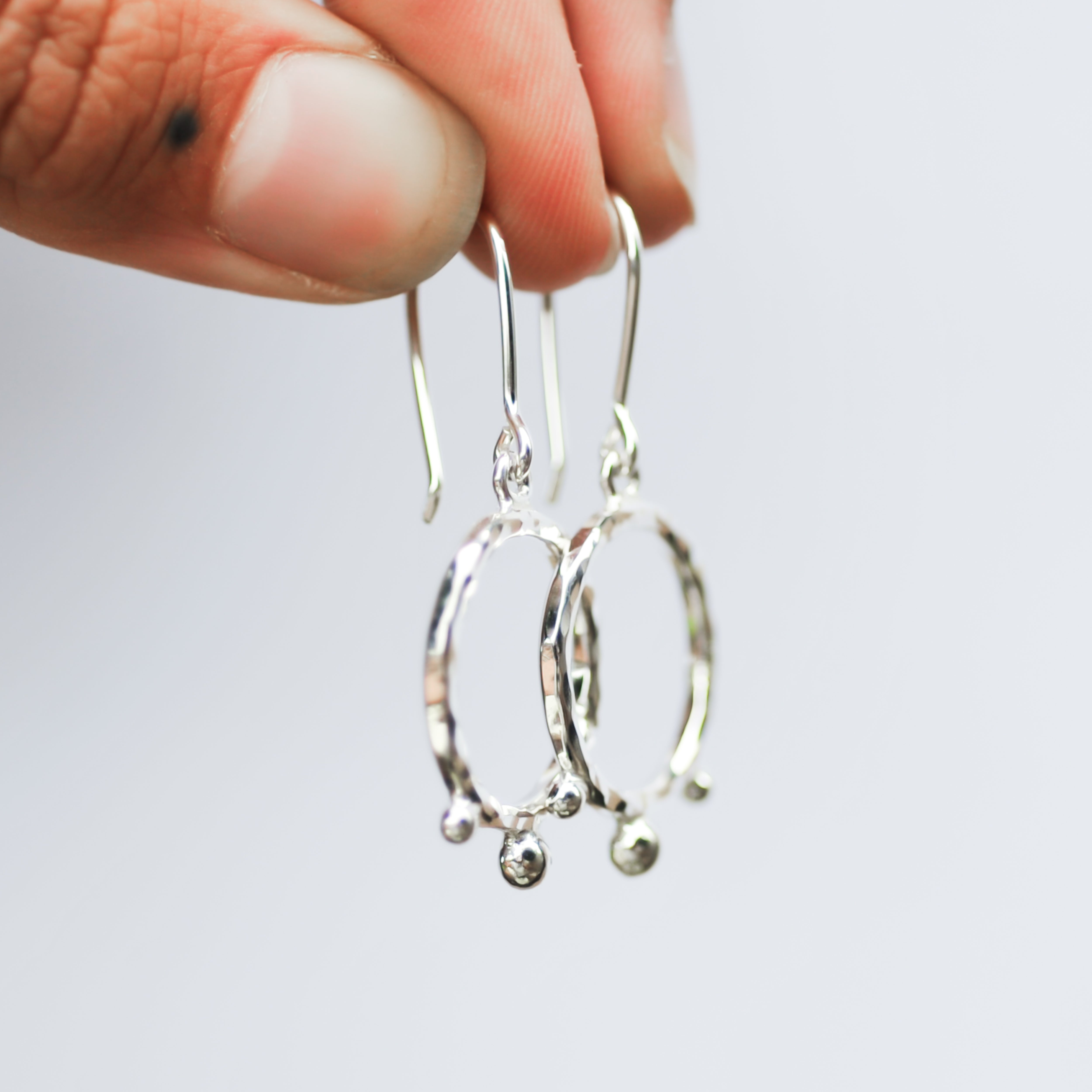Palas Hoop Dangles