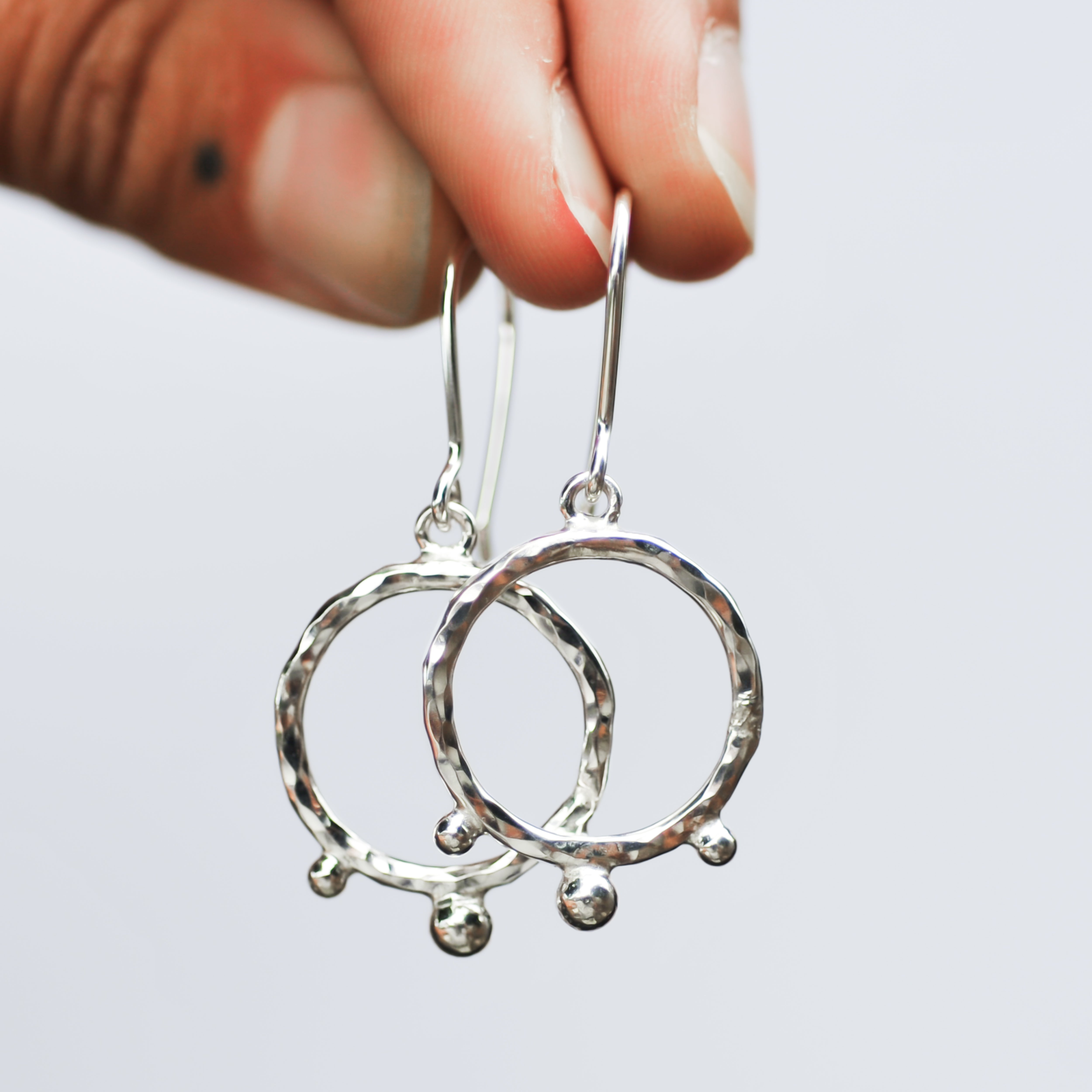 Palas Hoop Dangles