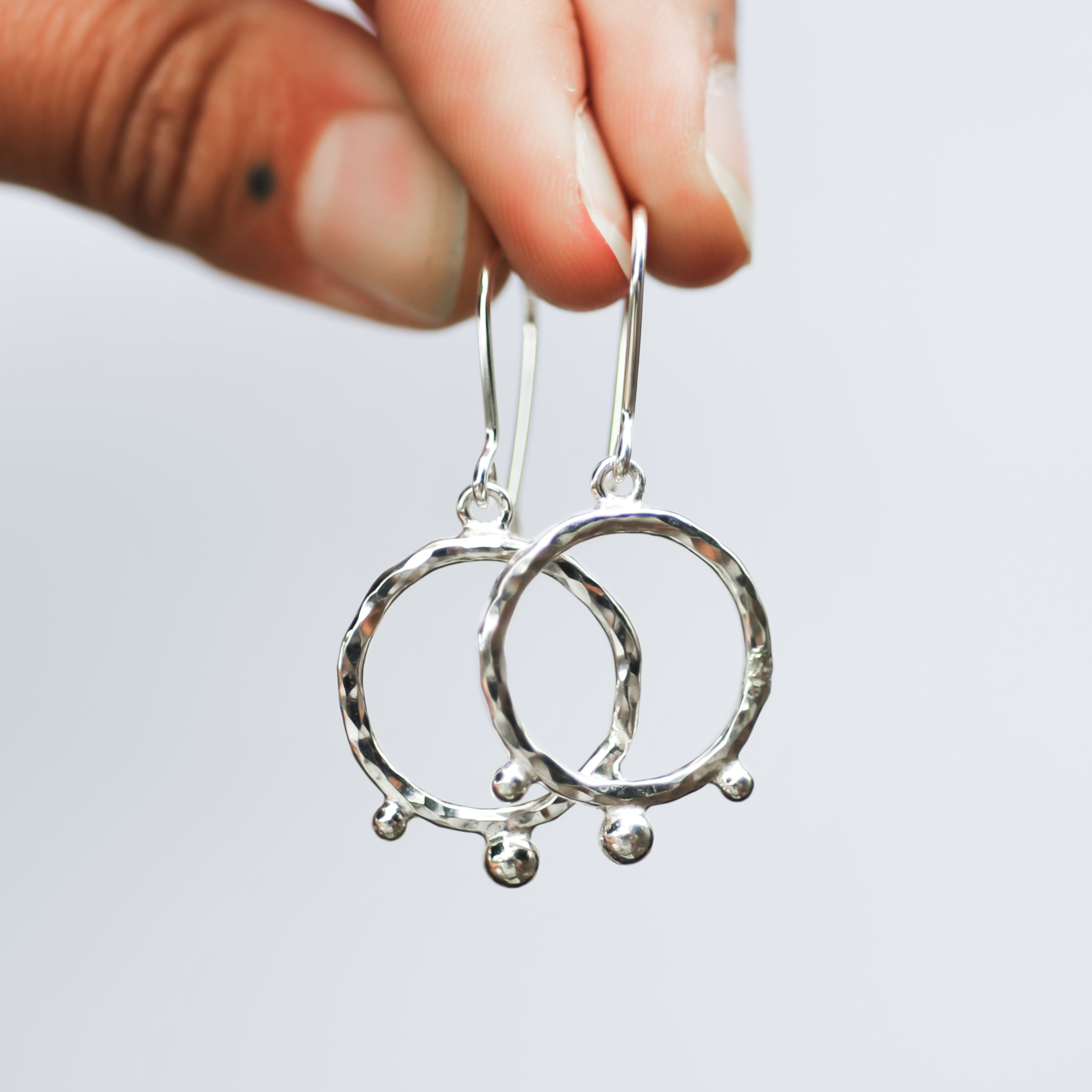Palas Hoop Dangles