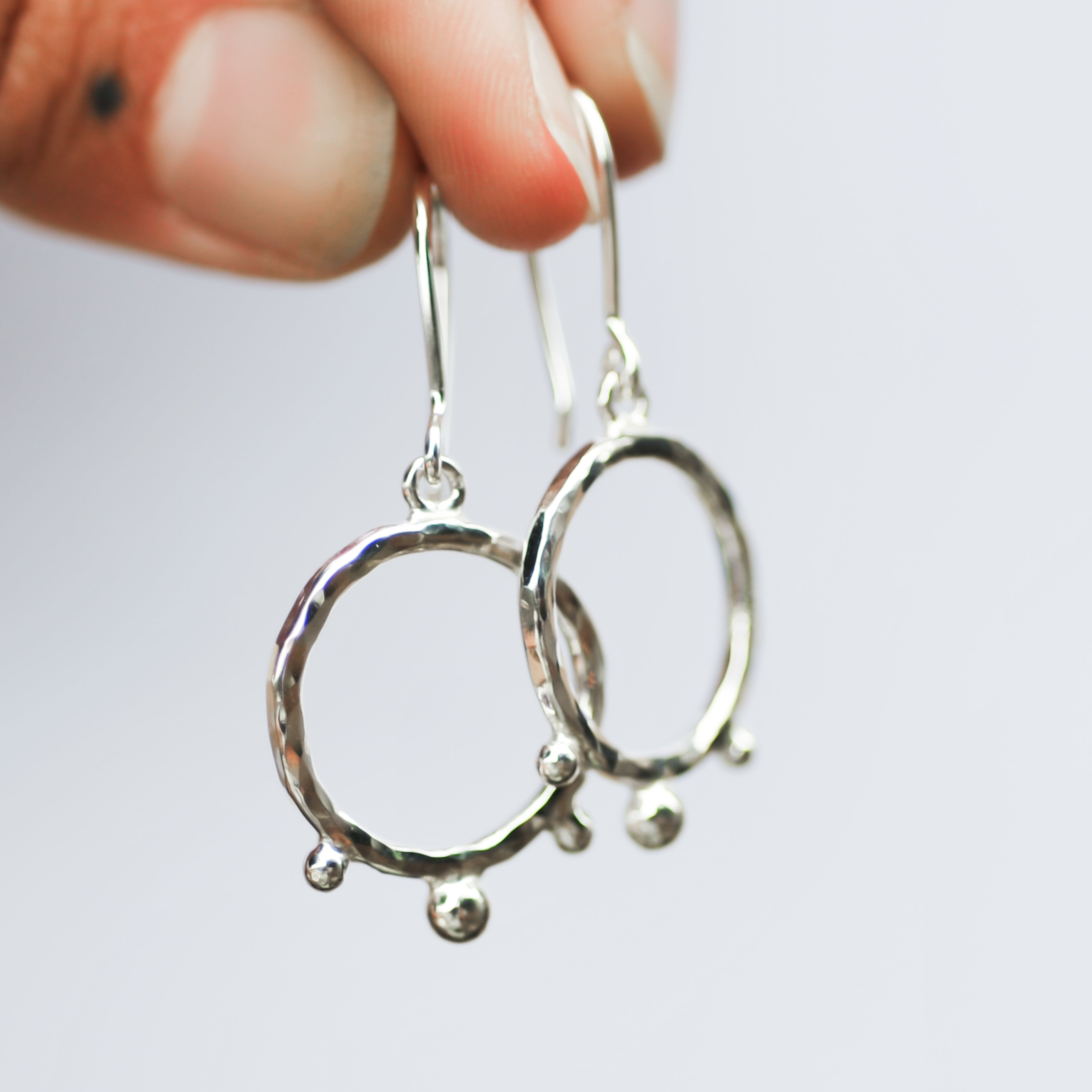 Palas Hoop Dangles