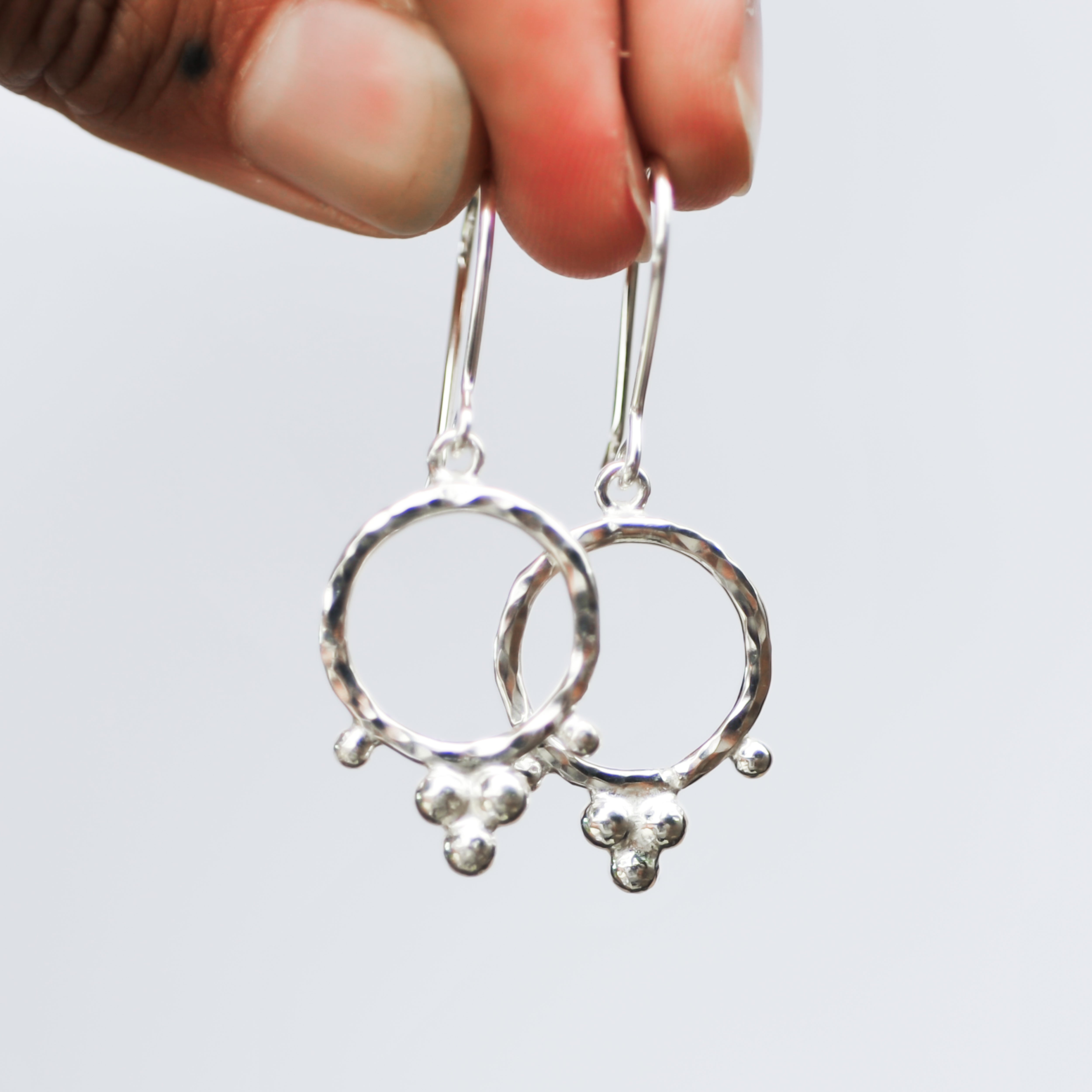 Palas Hoop Dangles