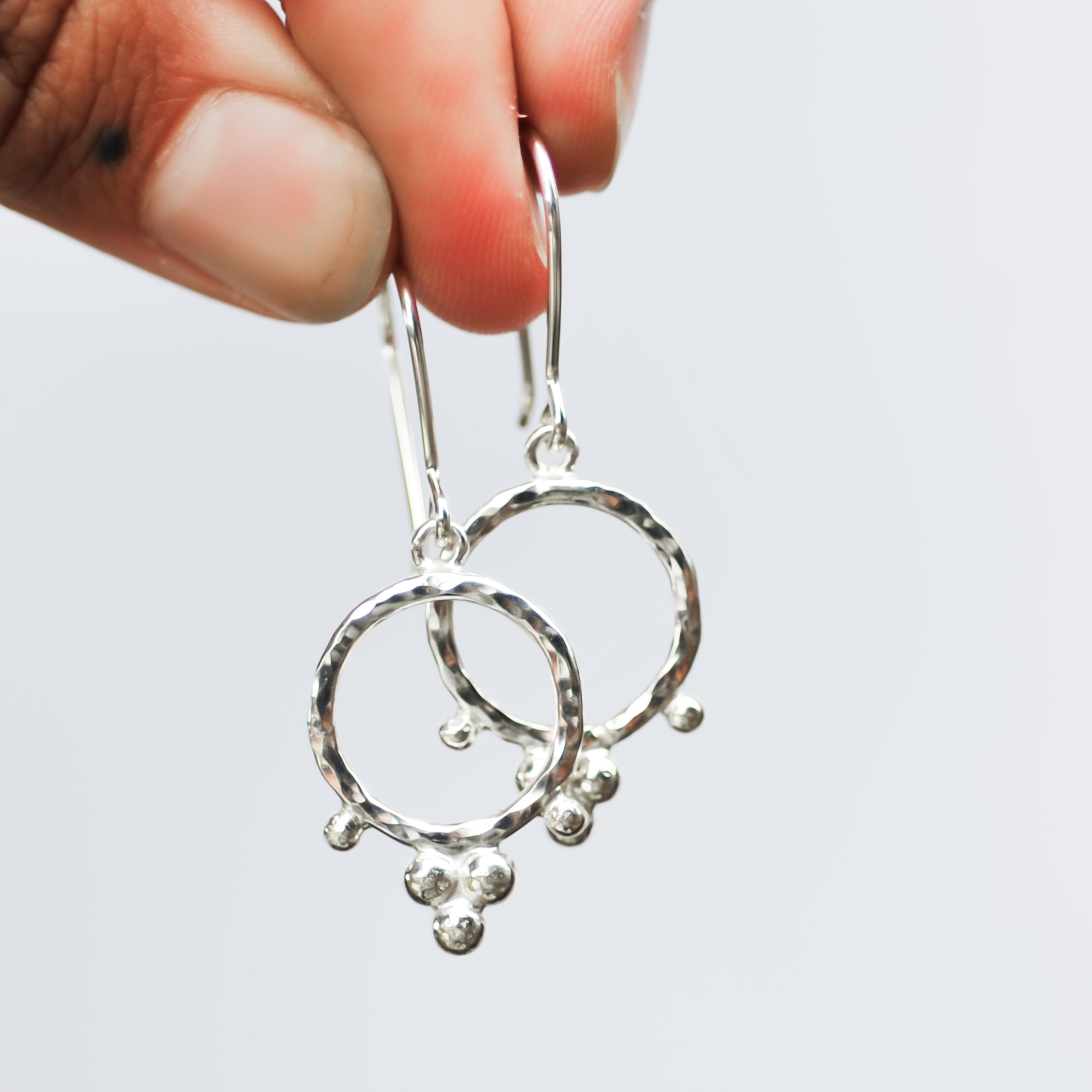 Palas Hoop Dangles