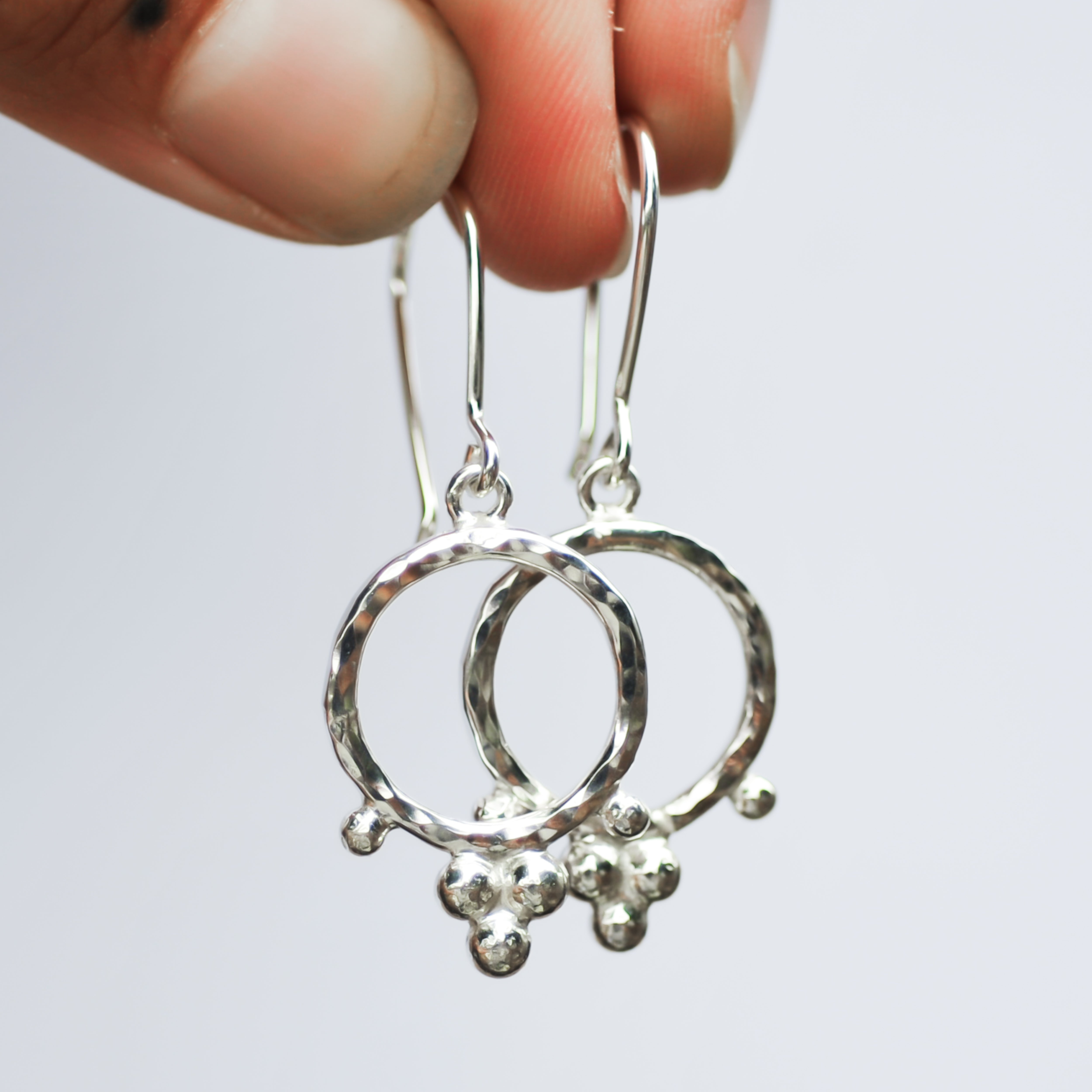 Palas Hoop Dangles