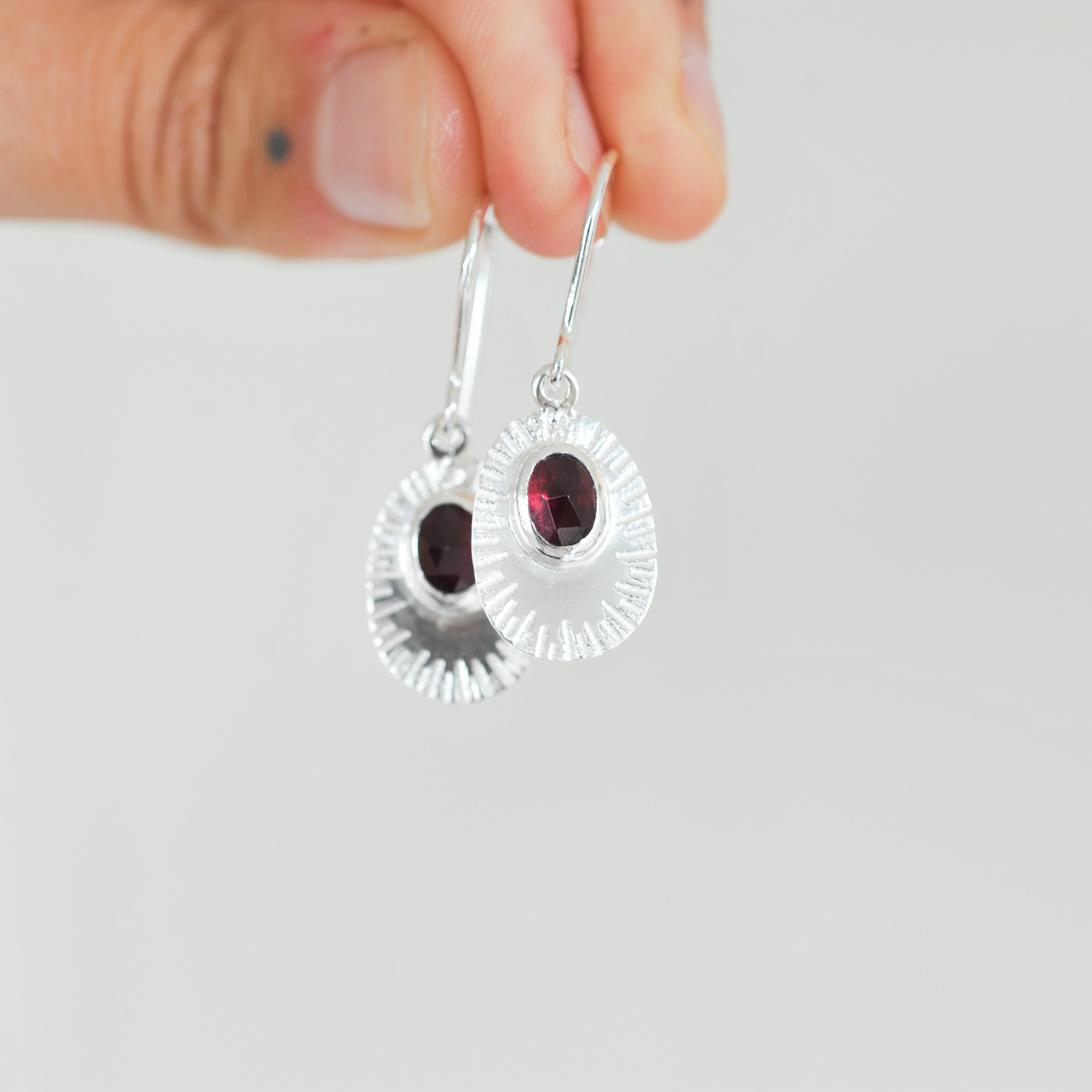 Garnet Earrings