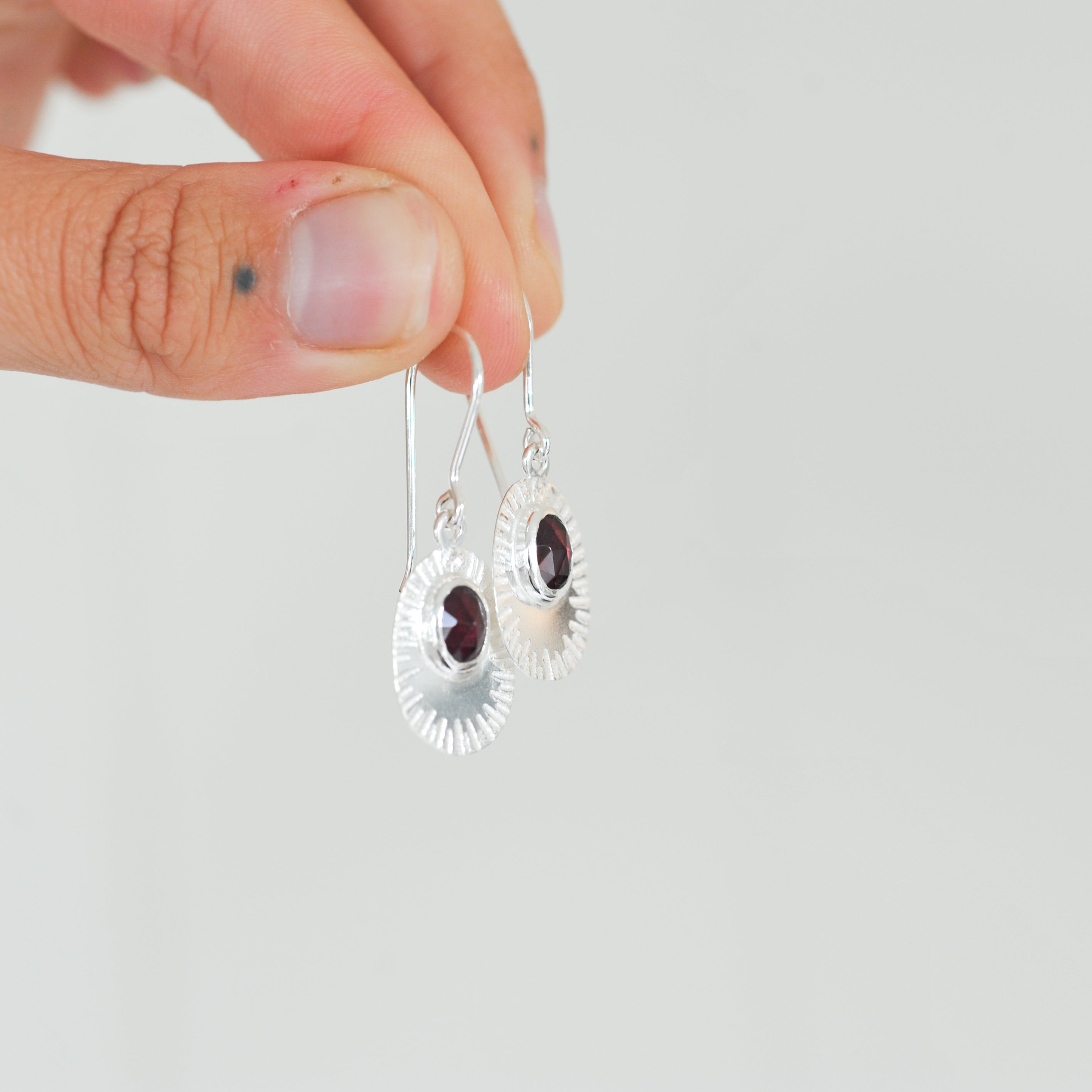 Garnet Earrings