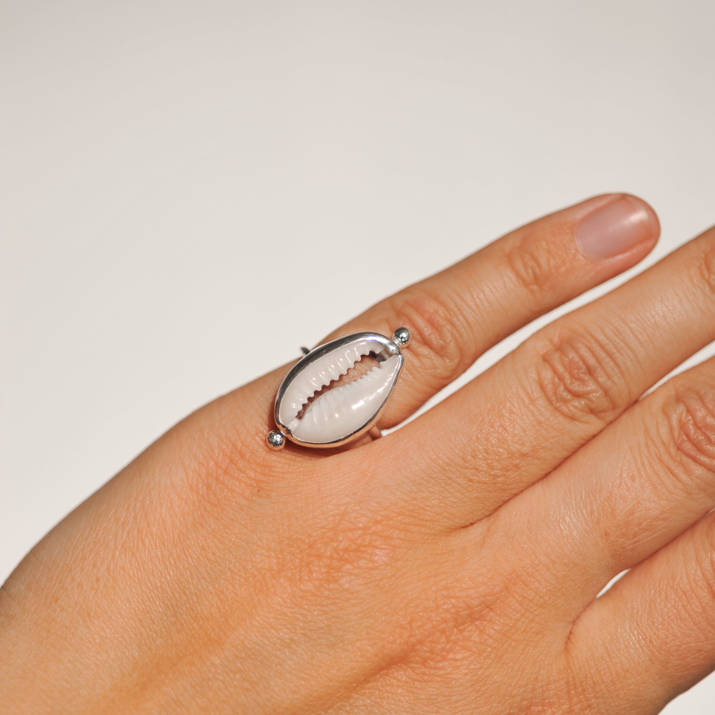 Cowrie Ring | J