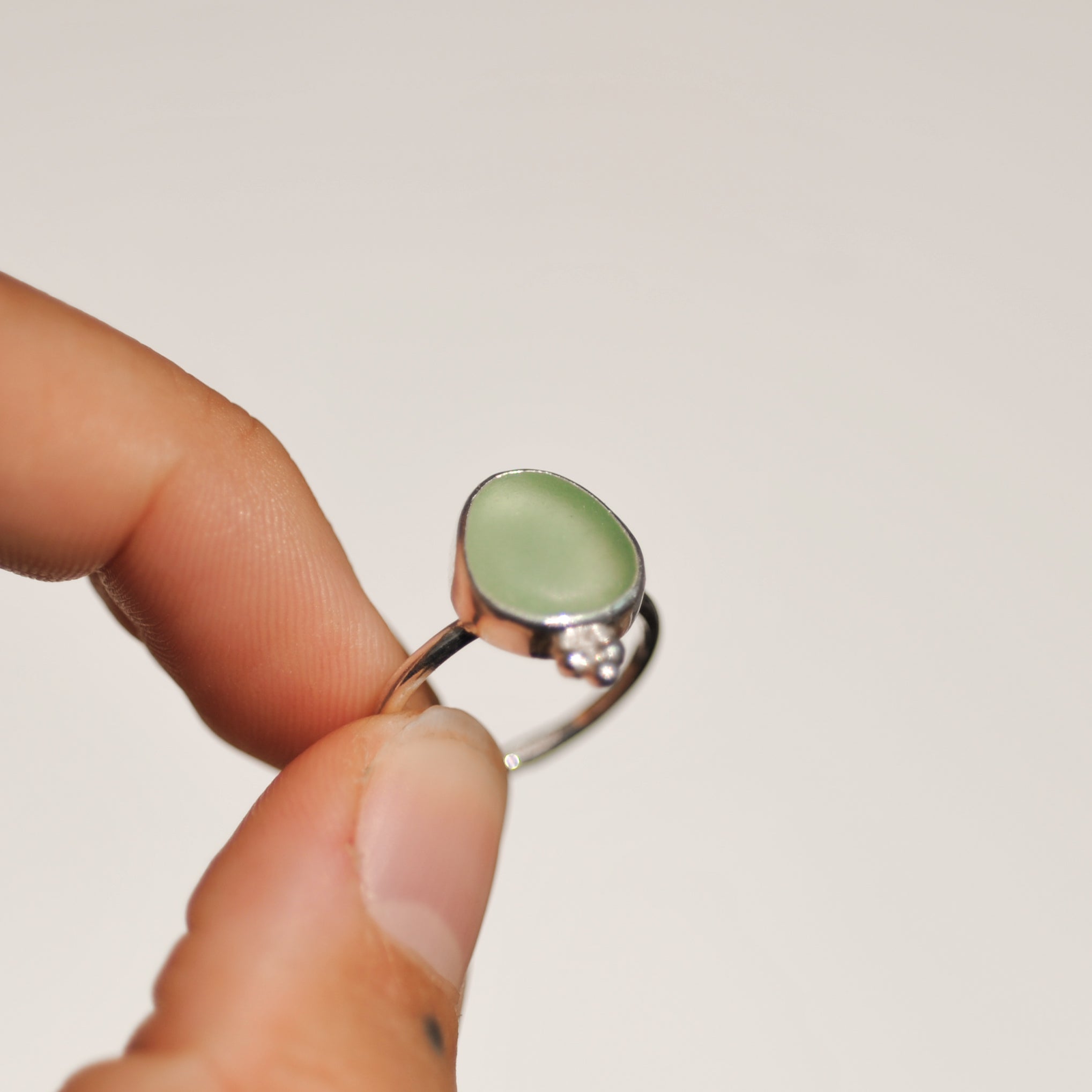 Sea Glass Ring | J
