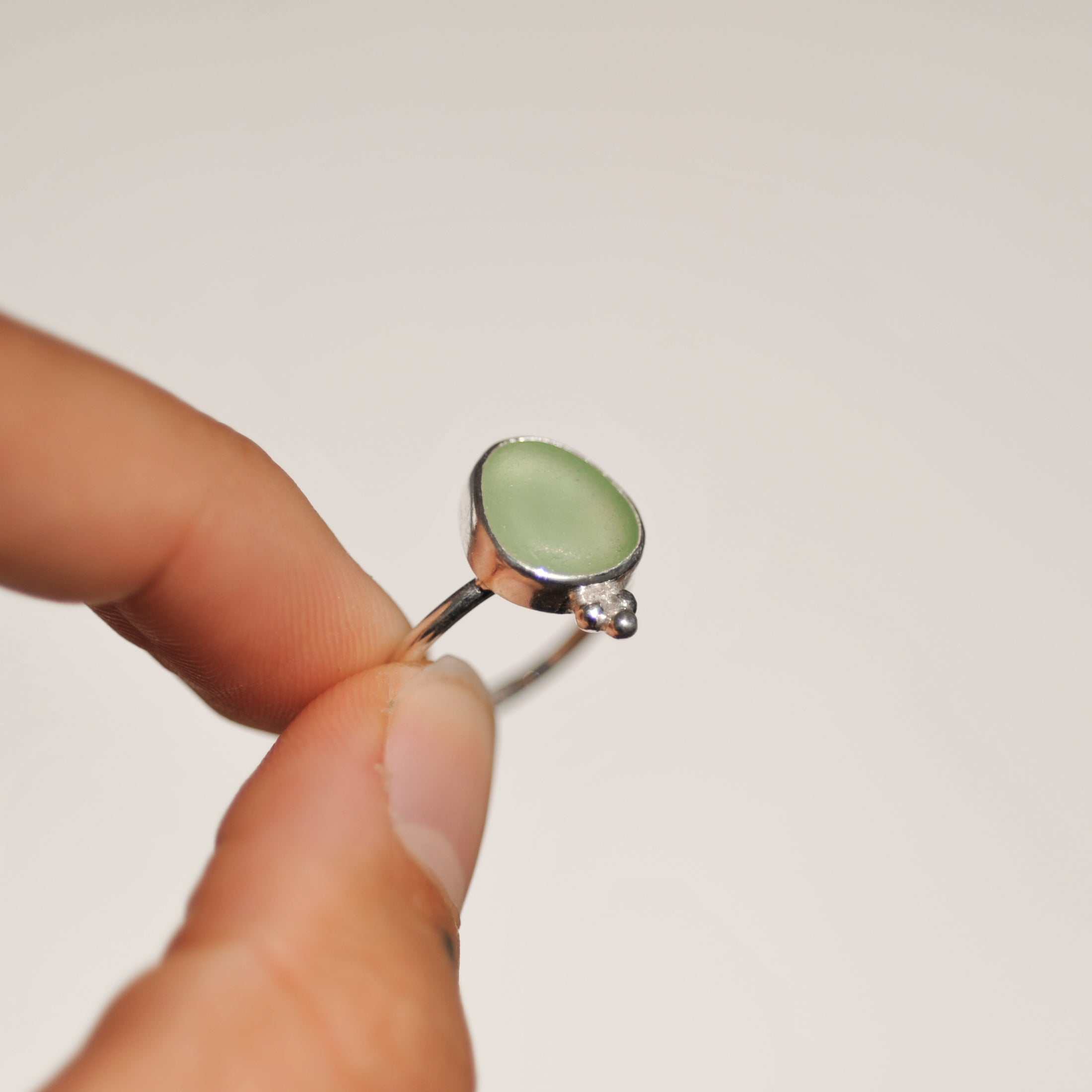 Sea Glass Ring | J