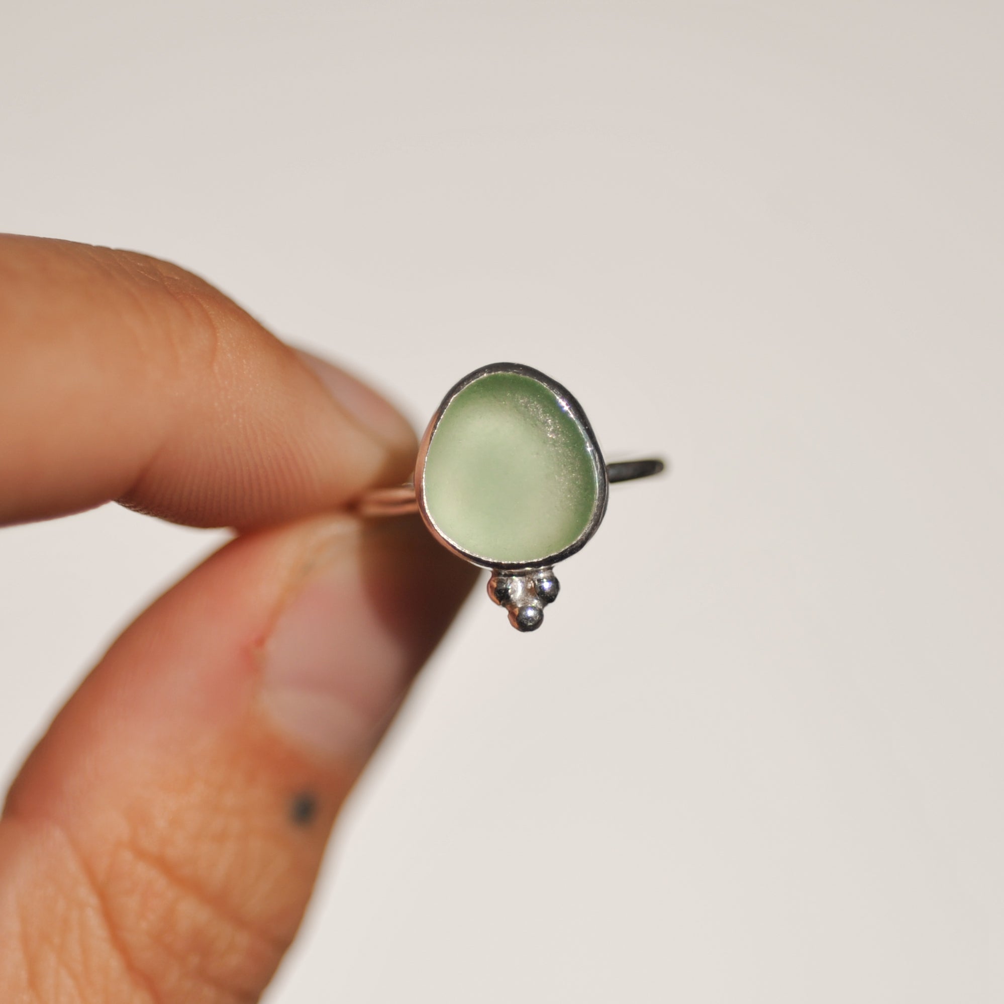 Sea Glass Ring | J