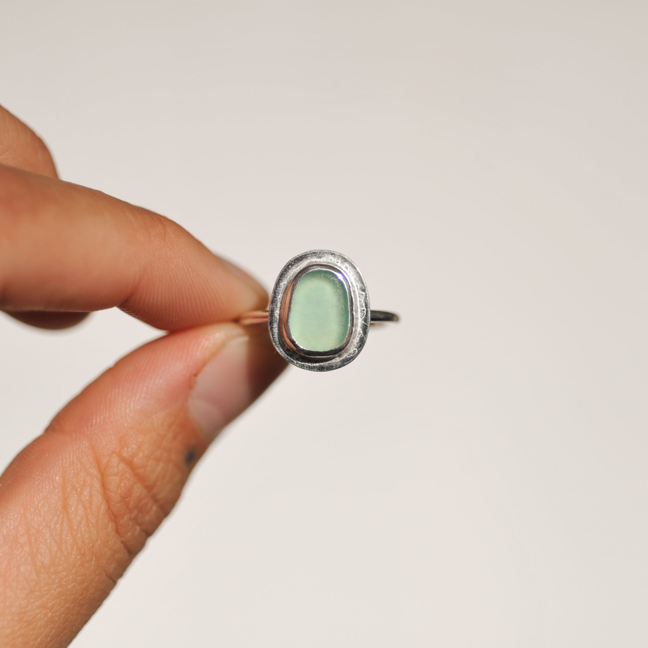 Sea Glass Ring | O