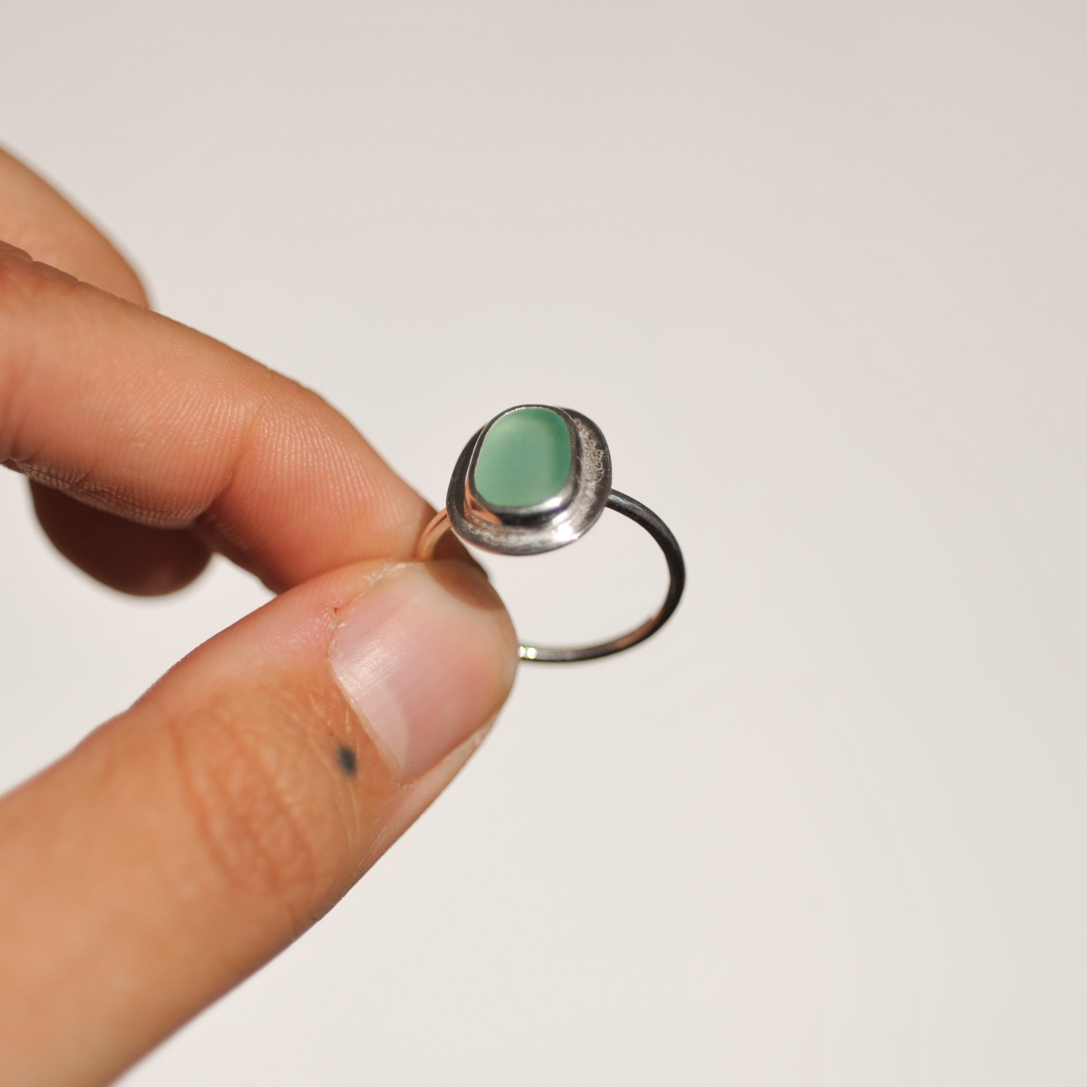 Sea Glass Ring | O