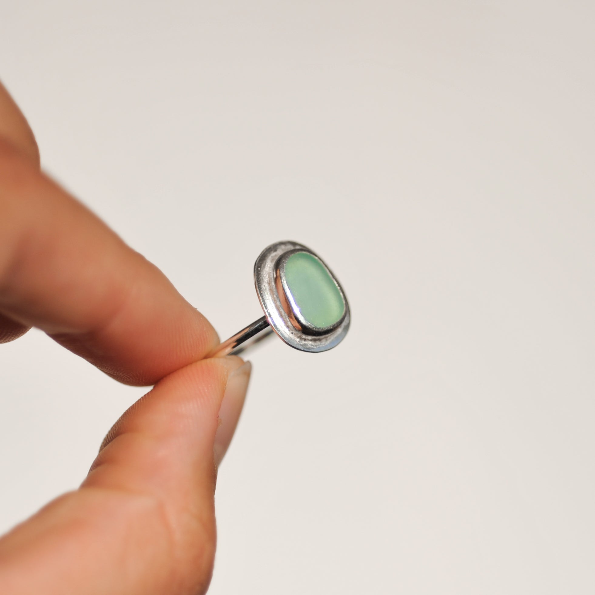 Sea Glass Ring | O