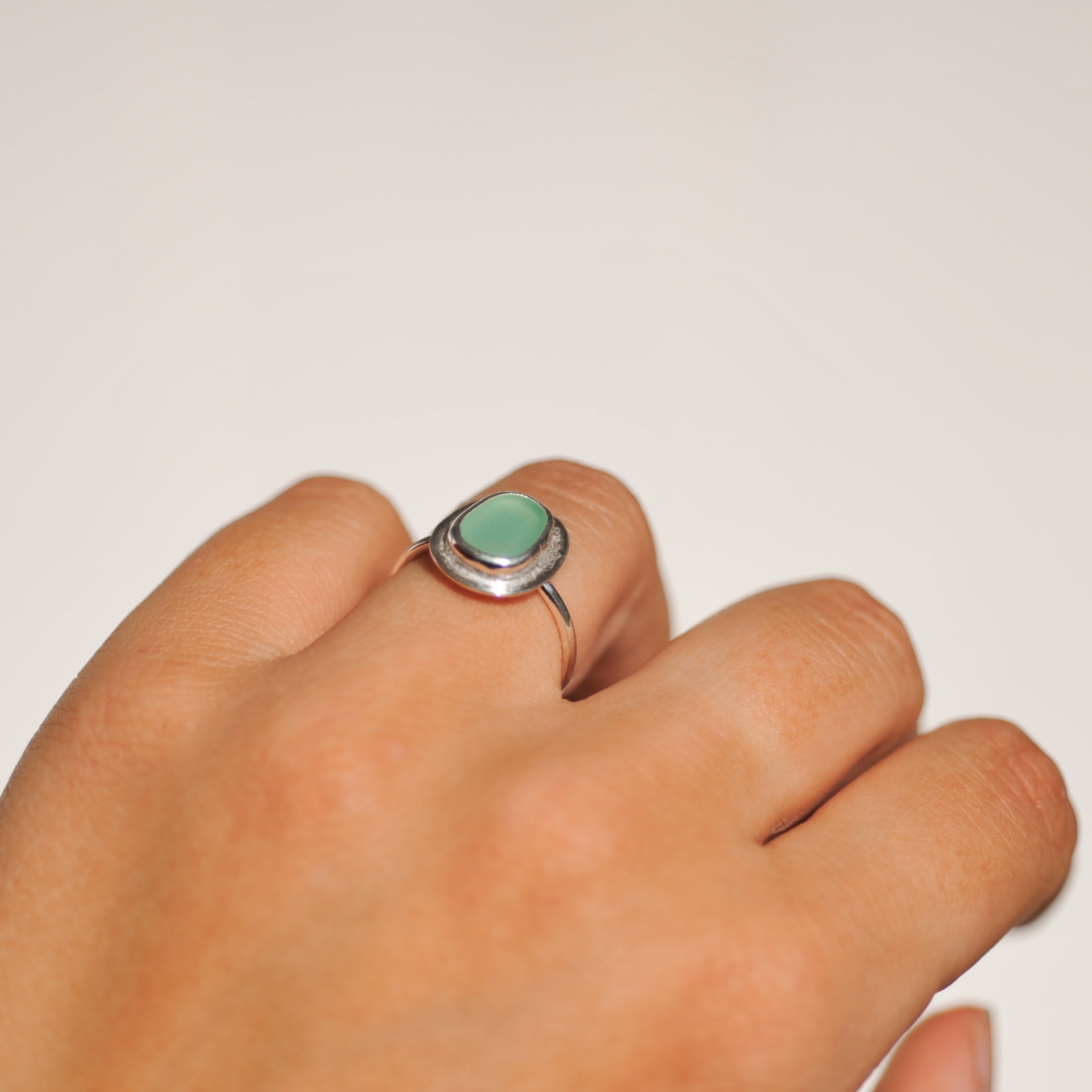 Sea Glass Ring | O