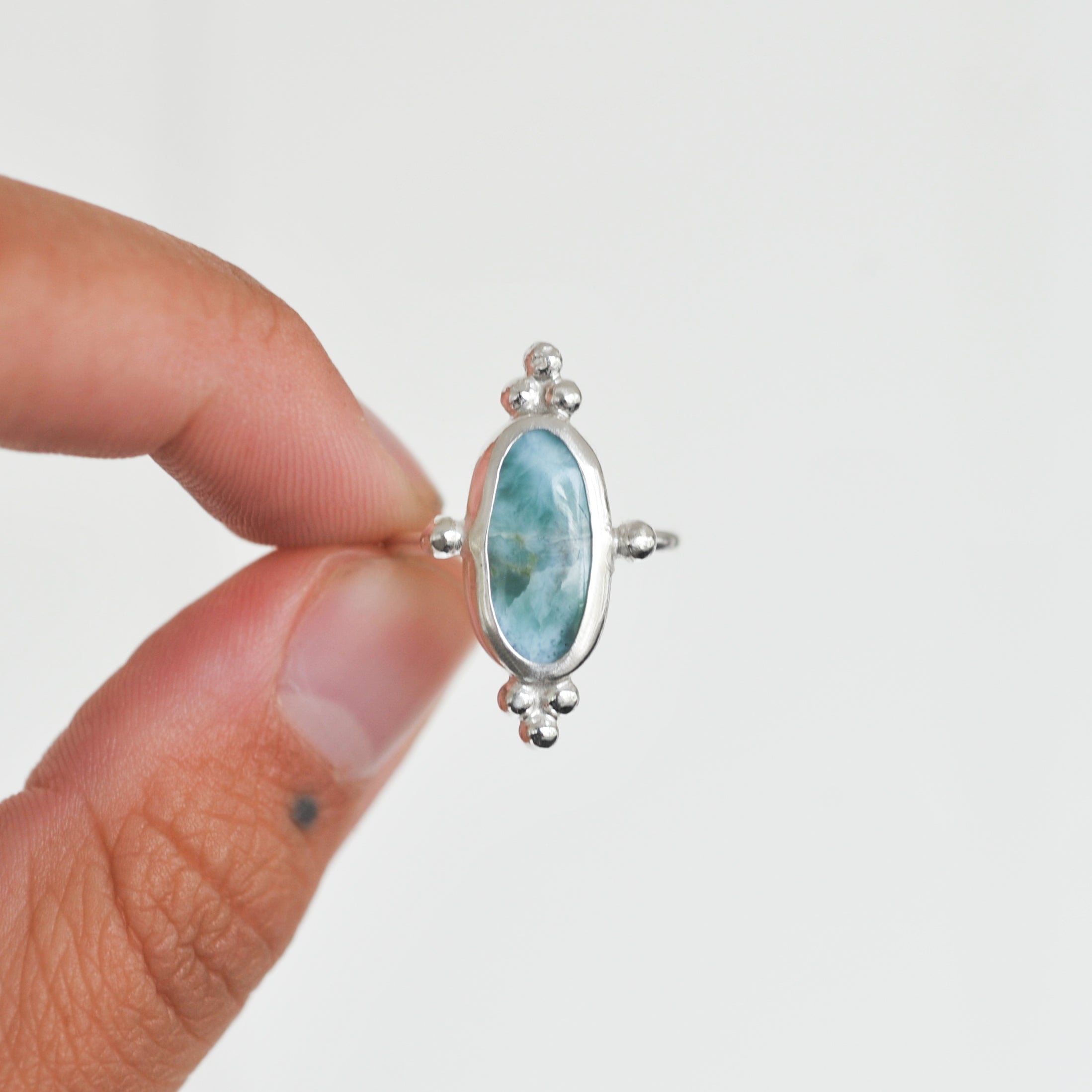 Larimar Ring | K