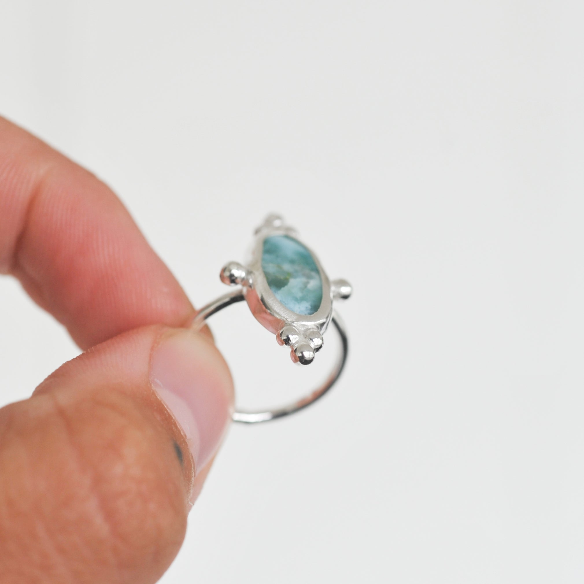 Larimar Ring | K