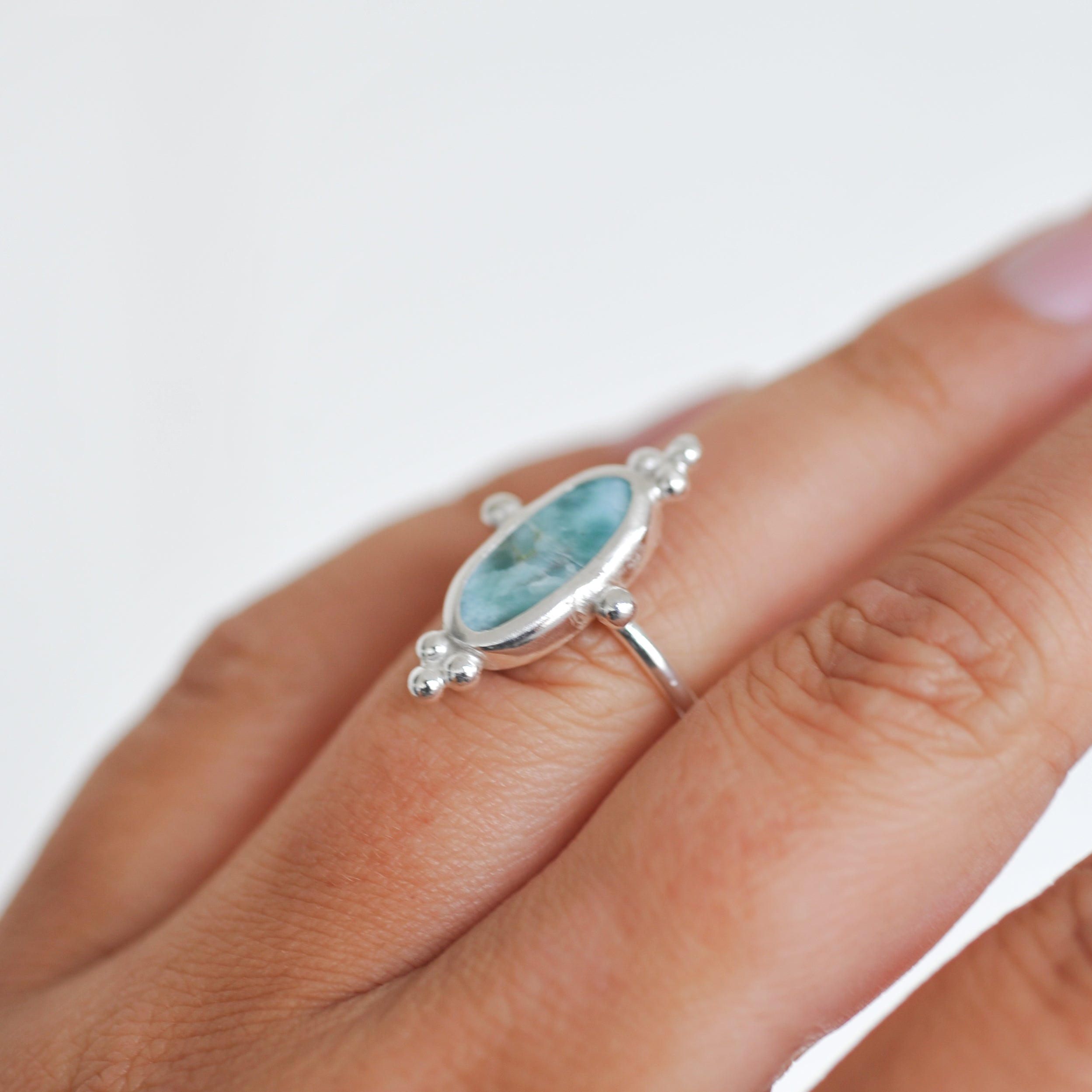 Larimar Ring | K