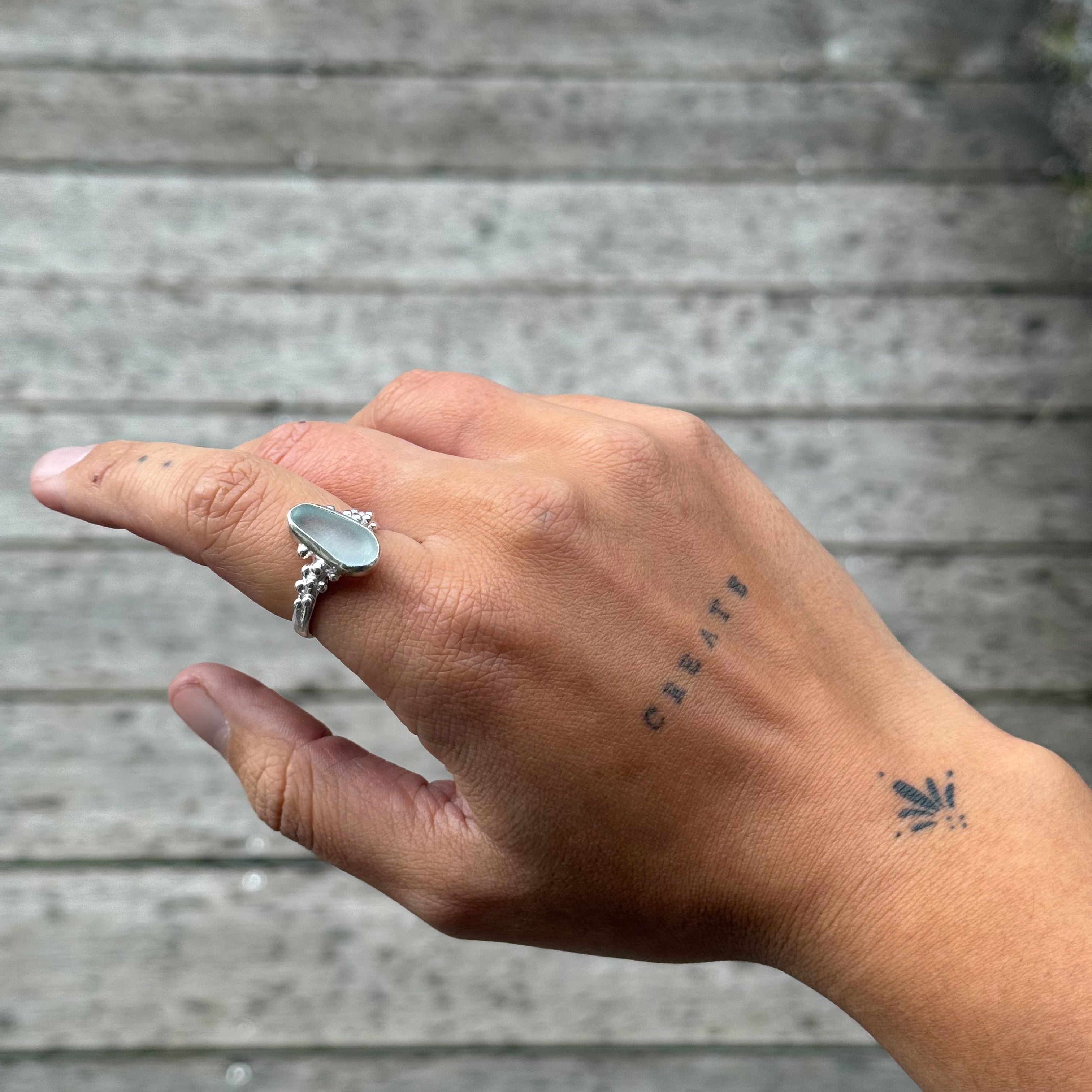Sea Glass Ring | Q