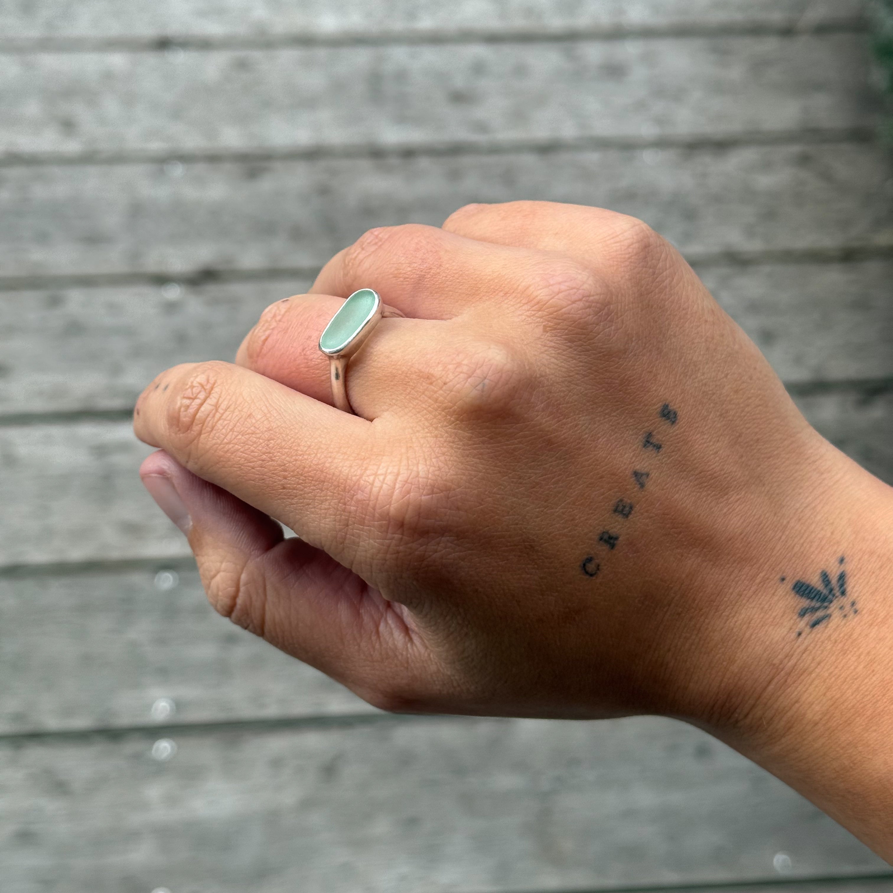 Sea Glass Ring | P