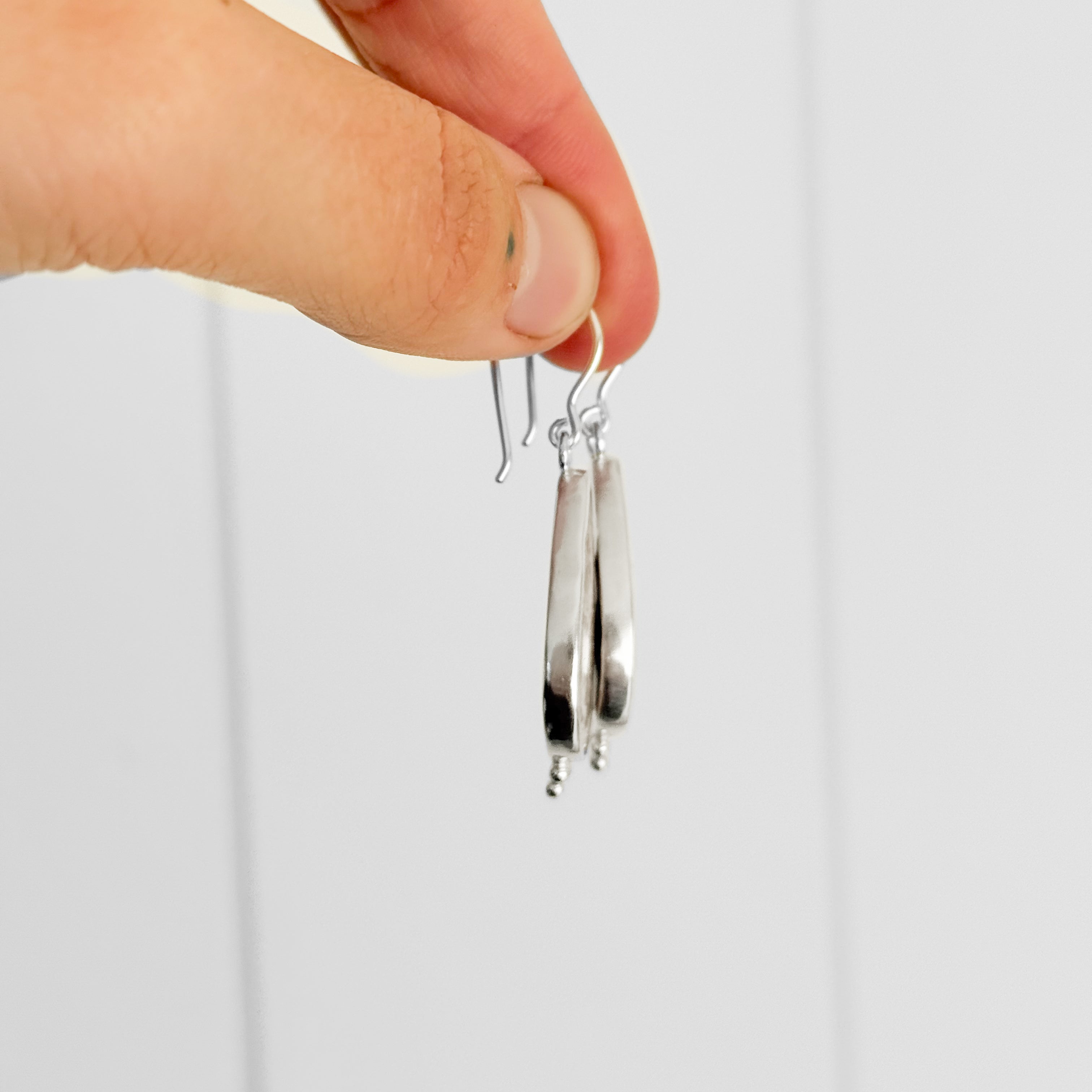 Fossilised Coral Earrings