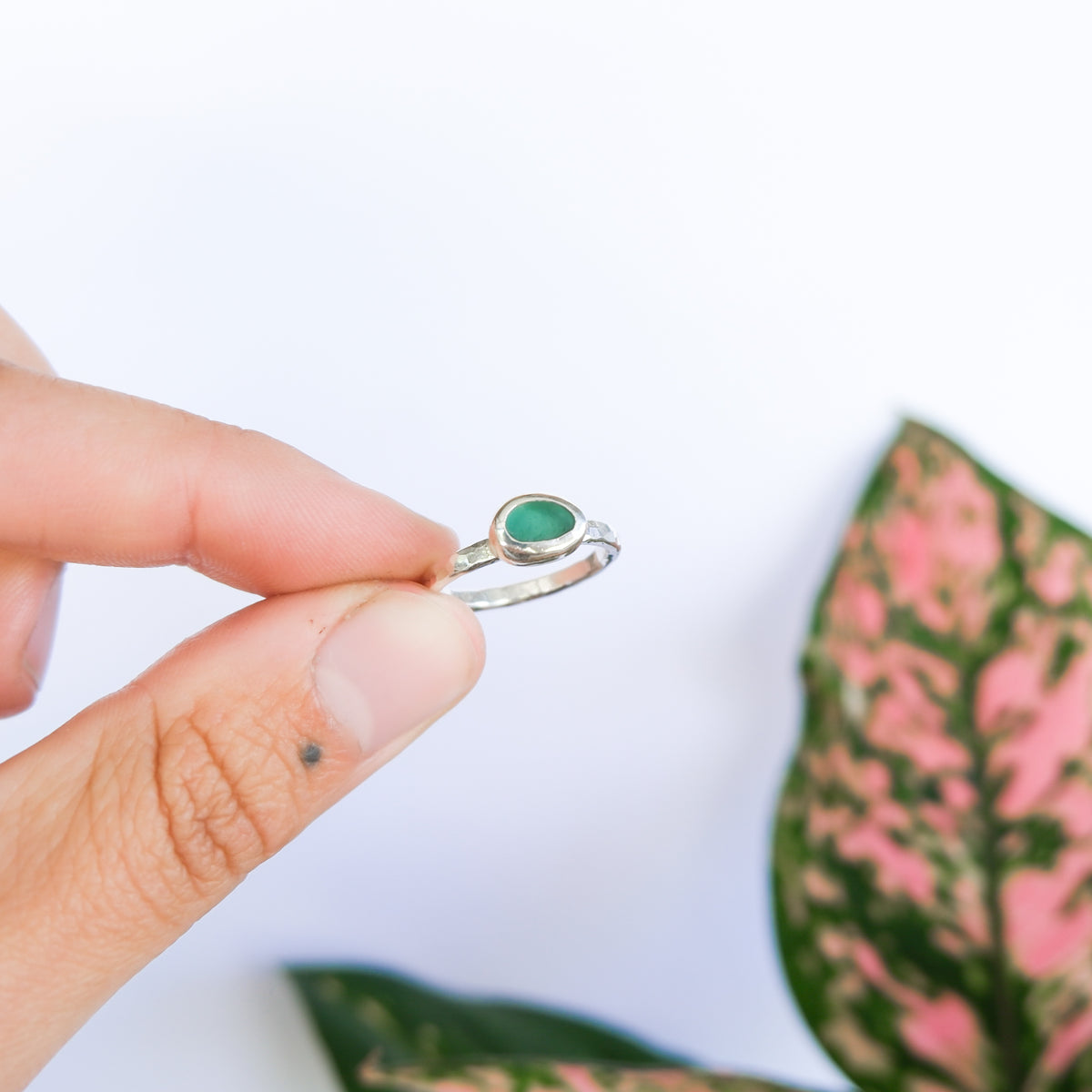 Teal Sea Glass Ring | I