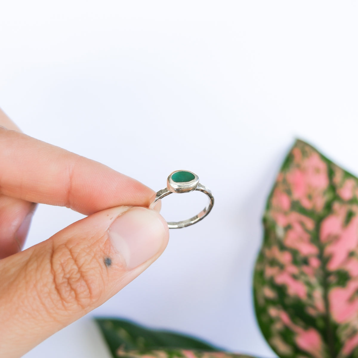 Teal Sea Glass Ring | I