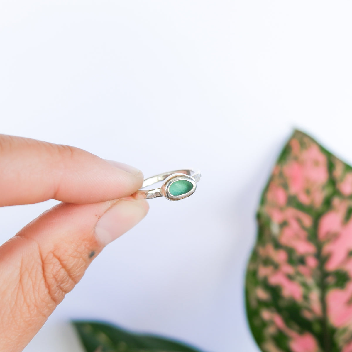 Teal Sea Glass Ring | I