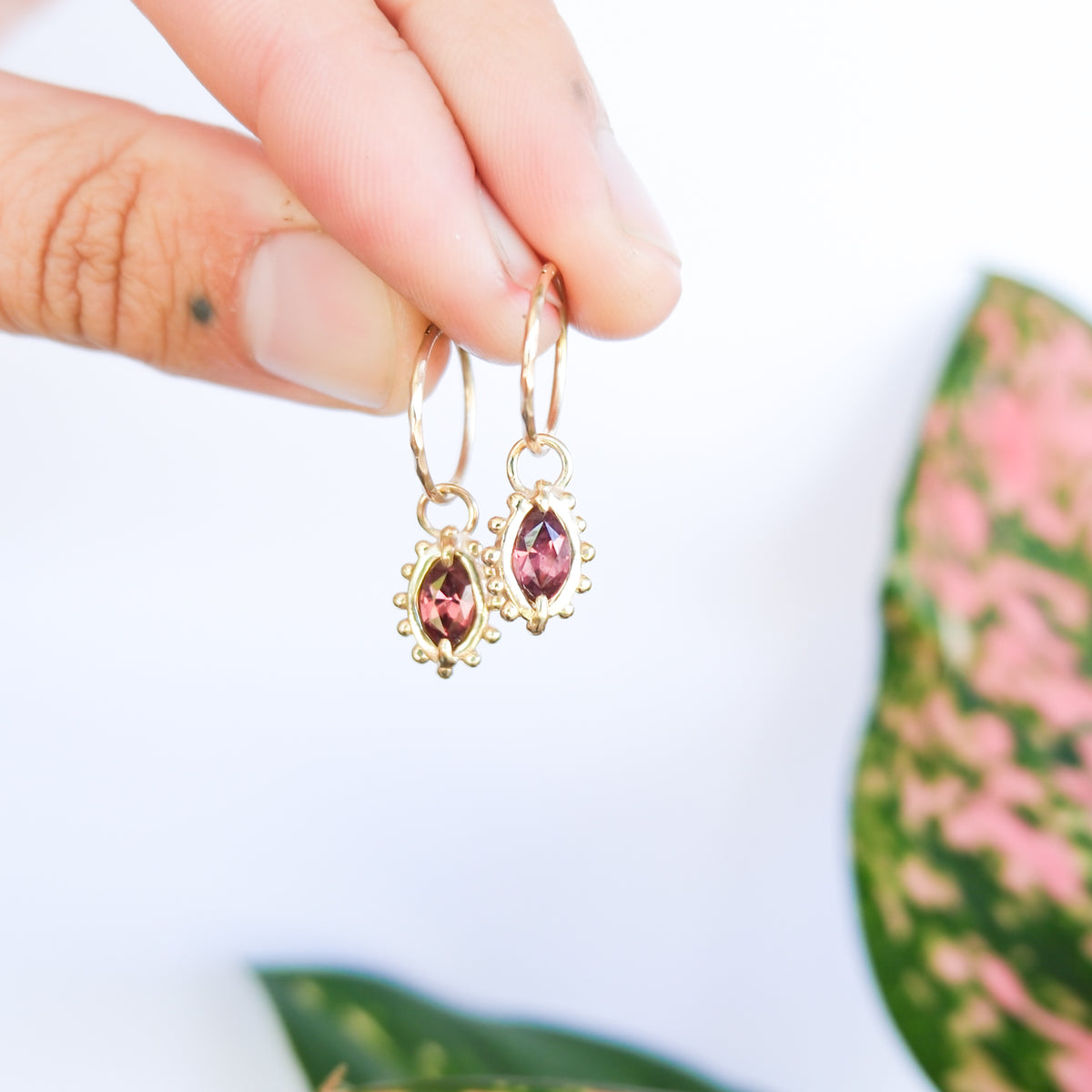 Gold Garnet Sleepers
