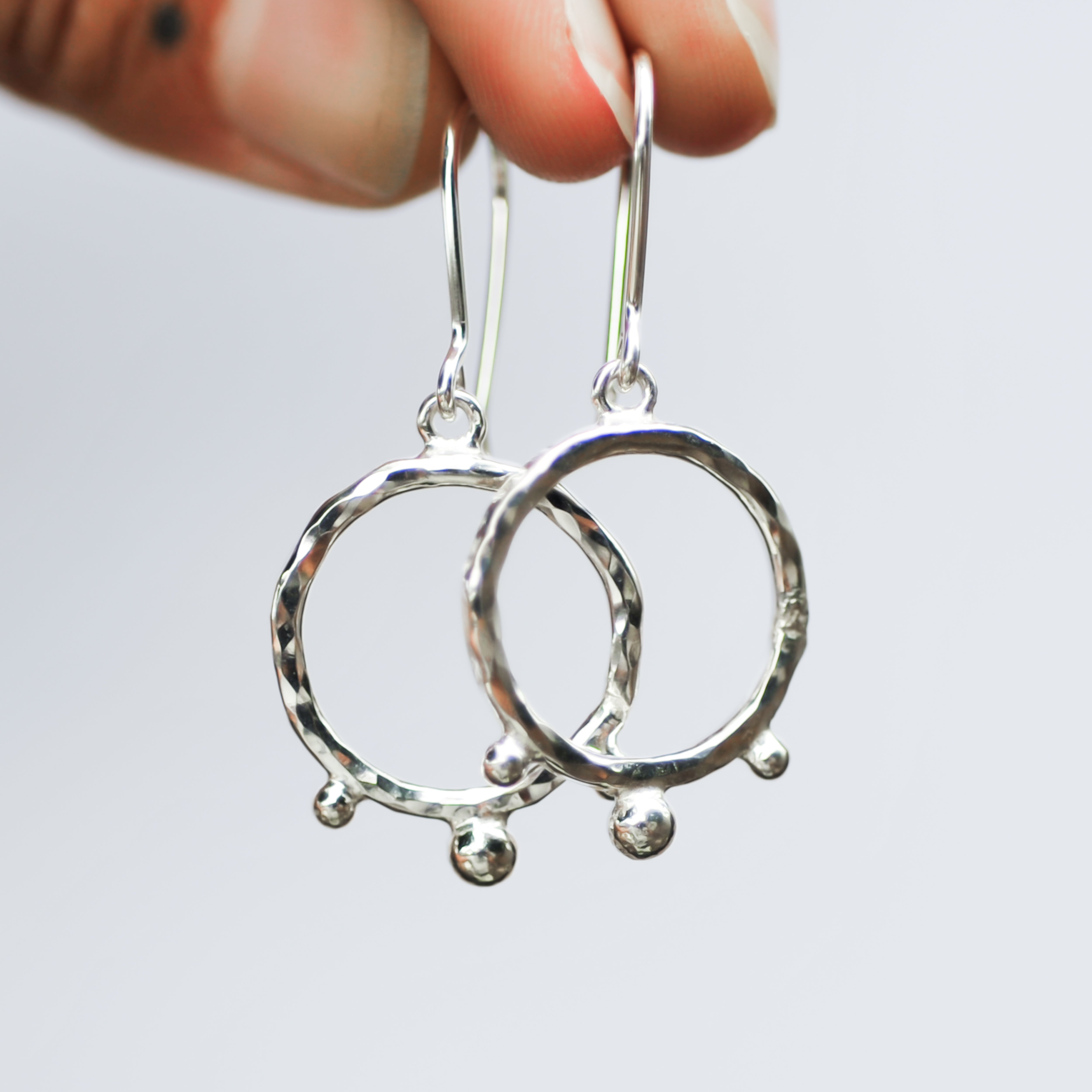 Palas Hoop Dangles