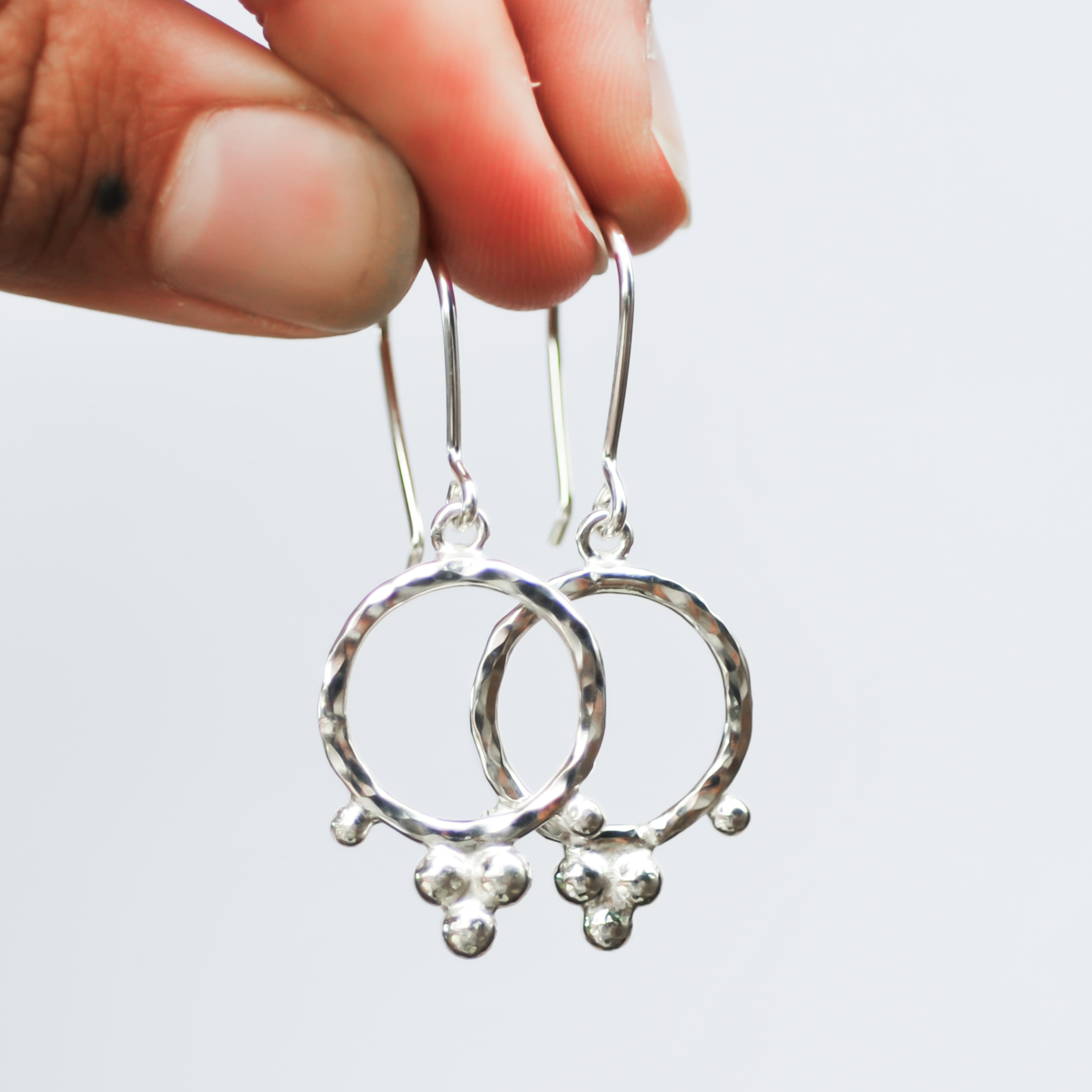 Palas Hoop Dangles