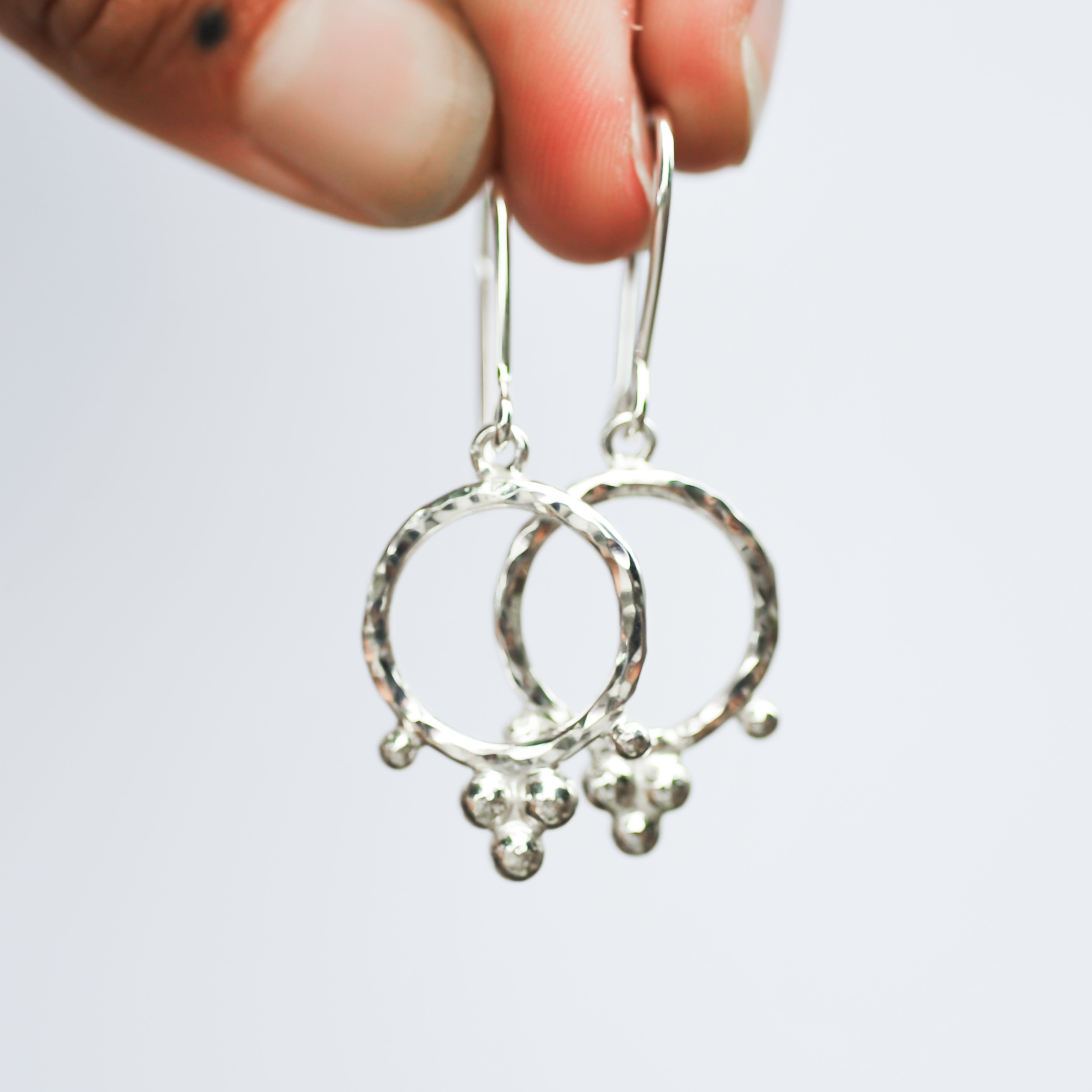 Palas Hoop Dangles