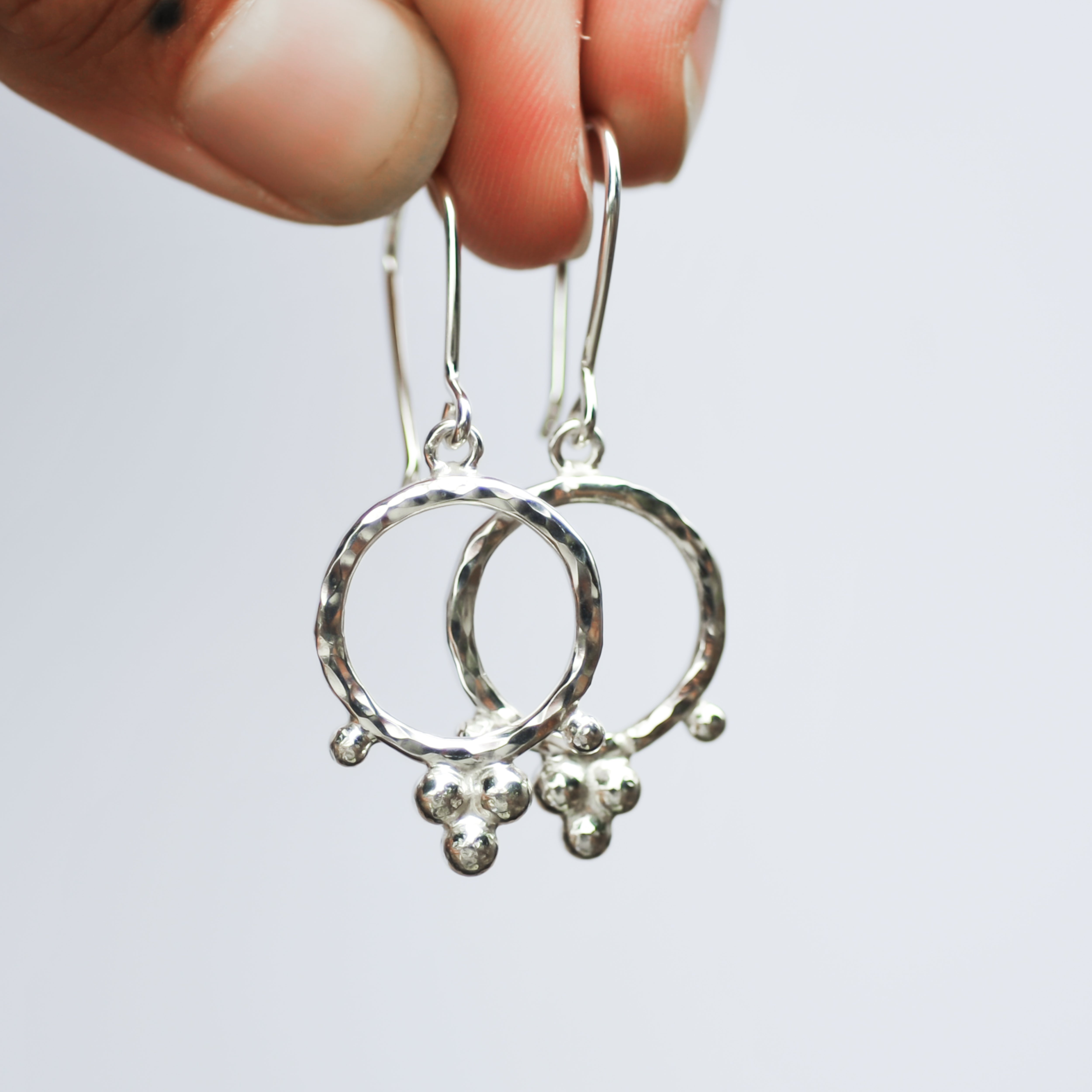 Palas Hoop Dangles