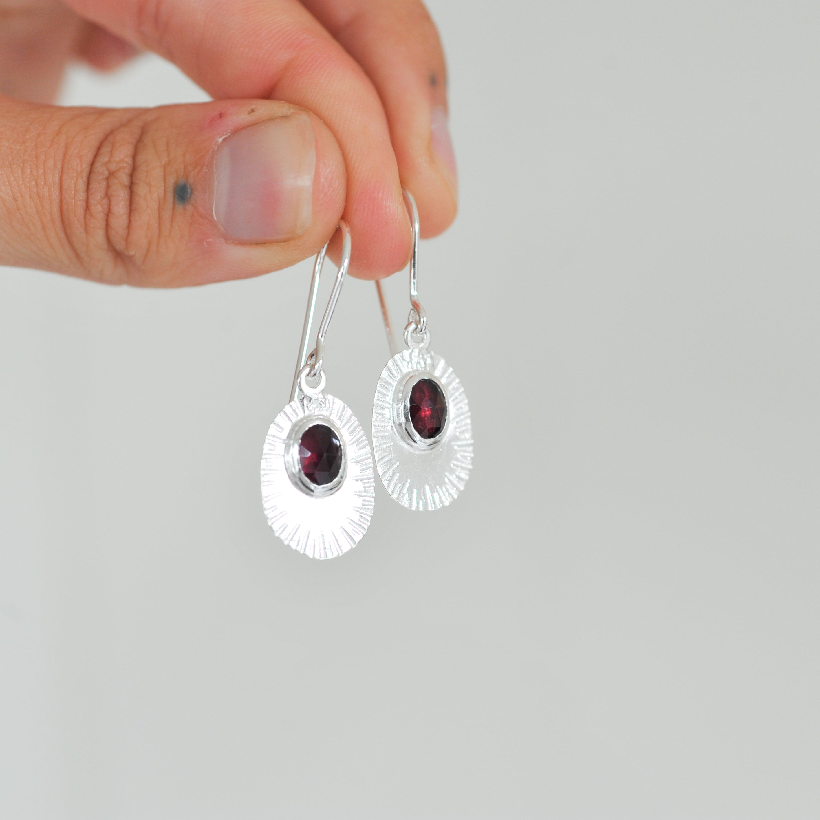 Garnet Earrings