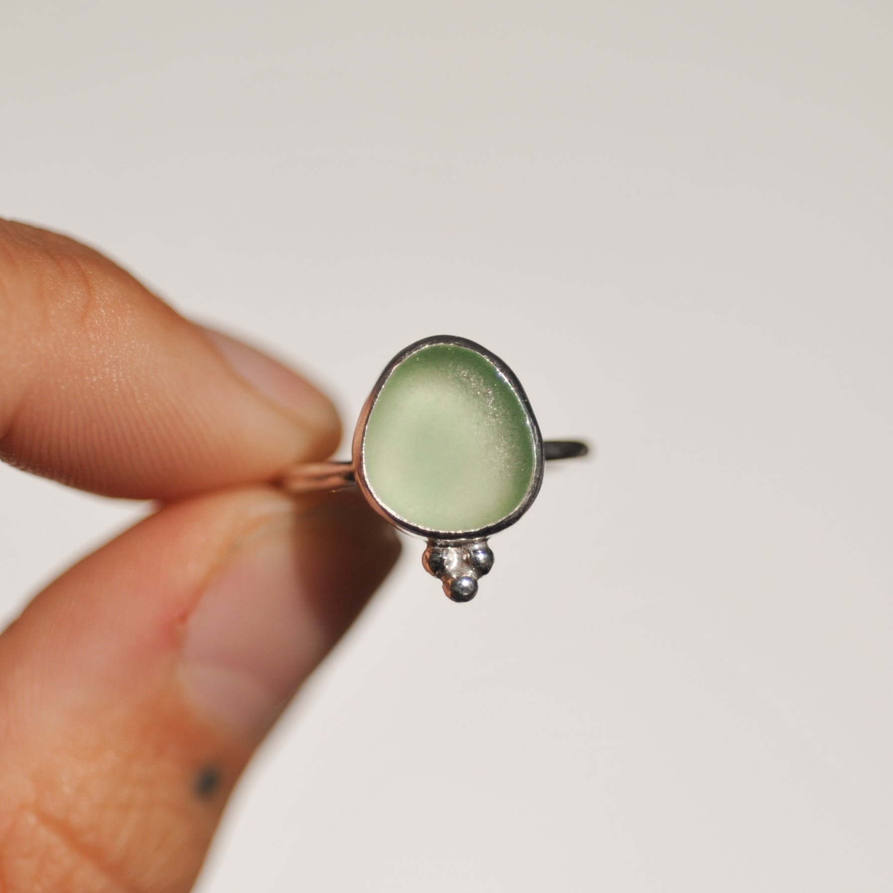 Sea Glass Ring | J