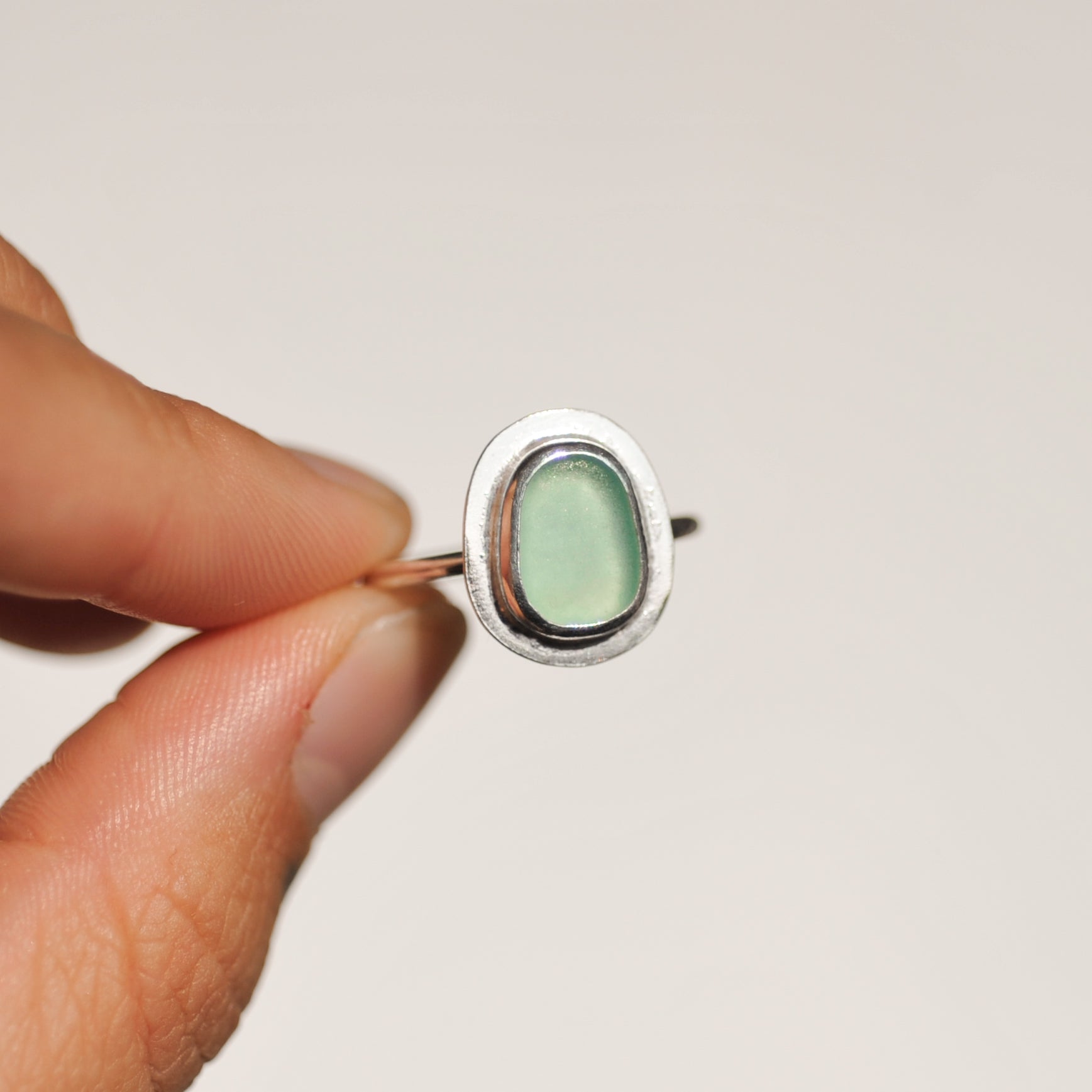 Sea Glass Ring | O