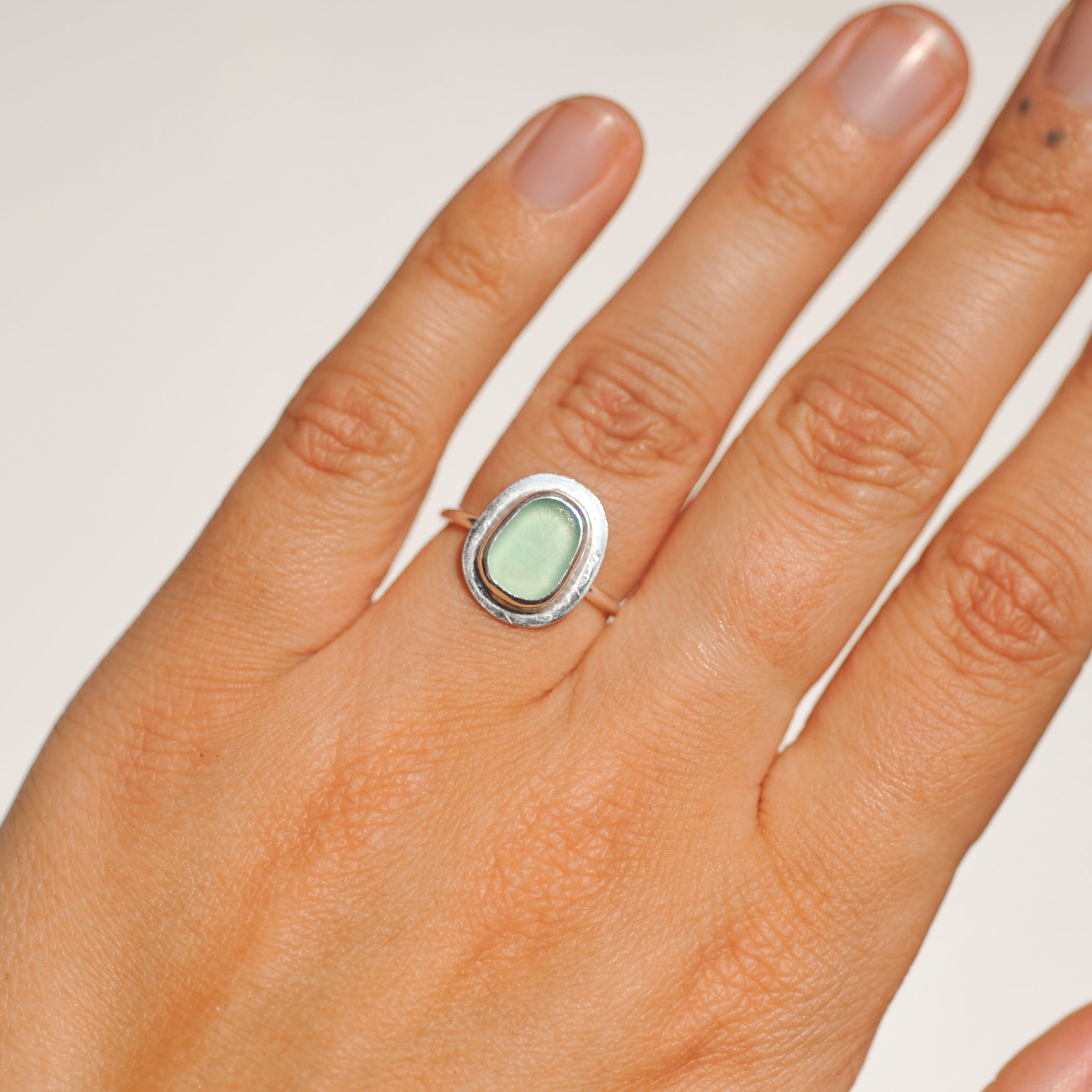 Sea Glass Ring | O