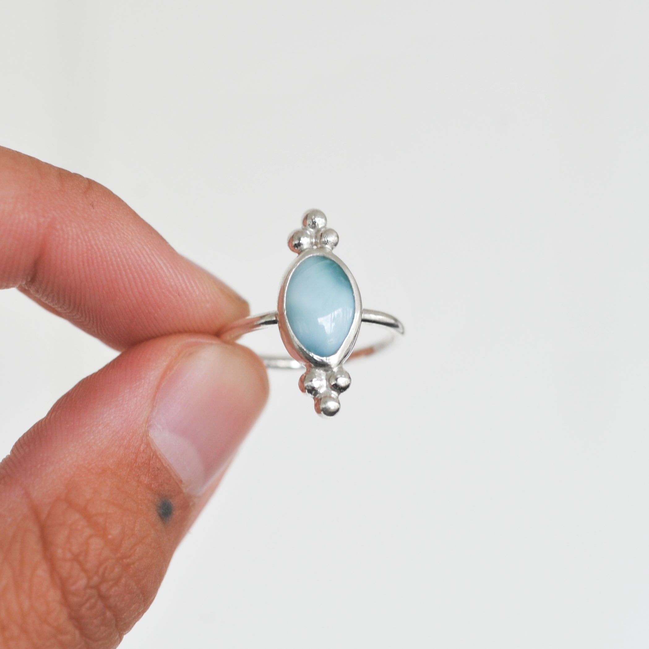 Larimar Ring | K