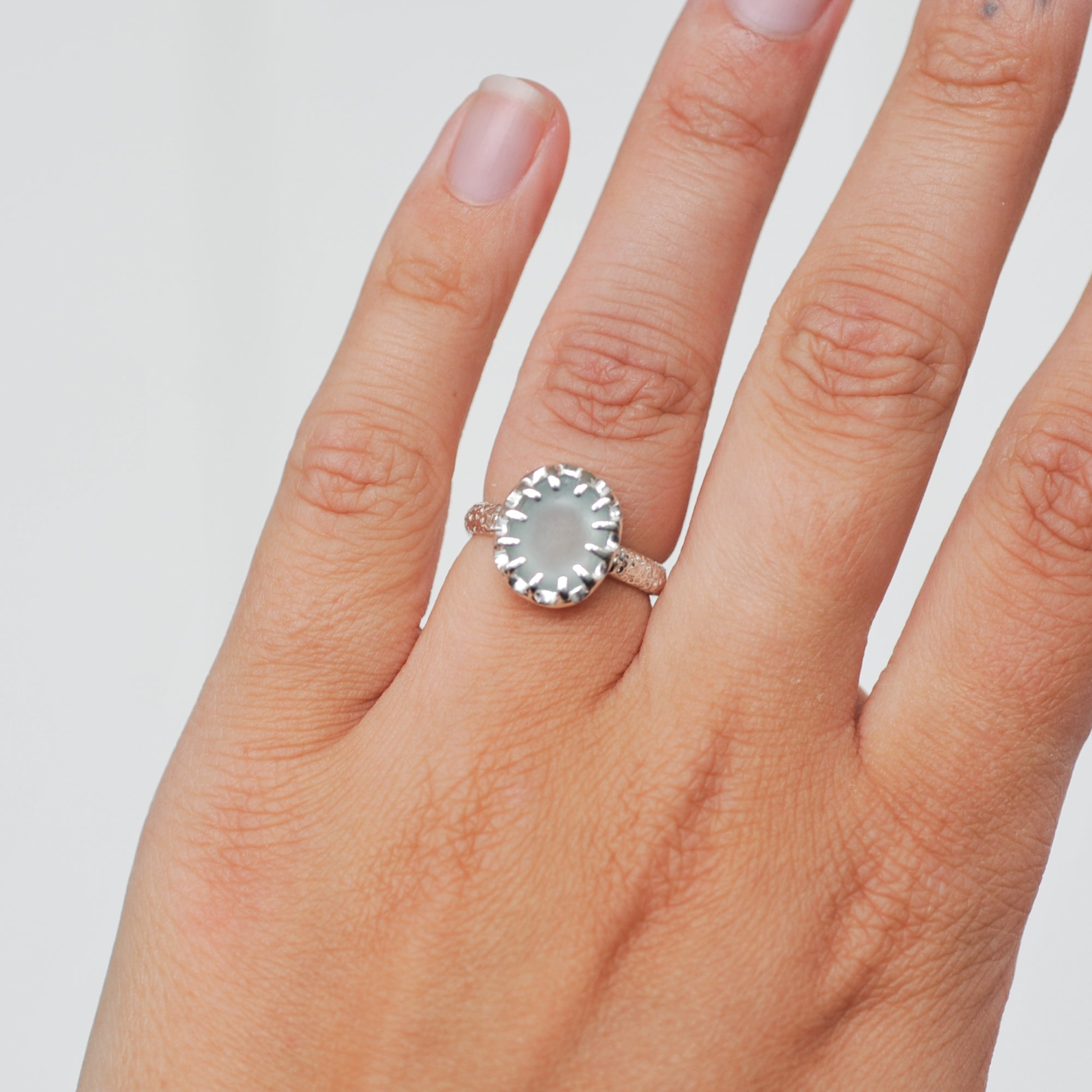 Sea Glass Ring | M