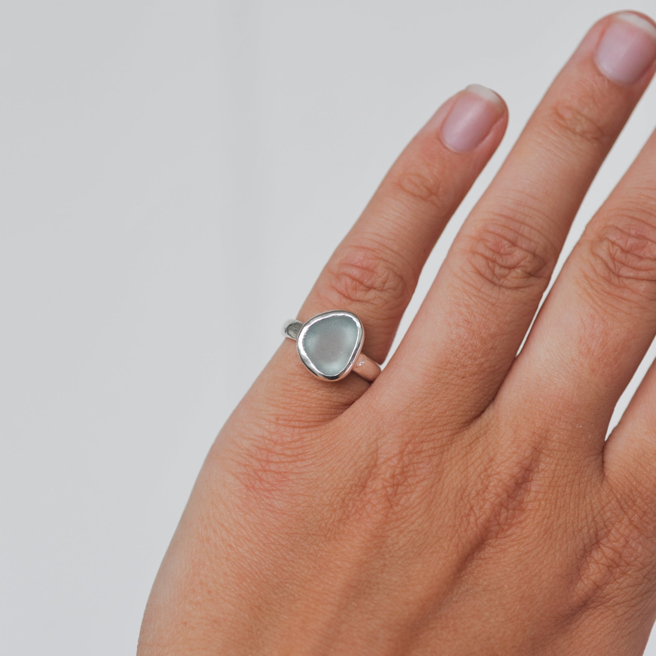 Sea Glass Ring | K