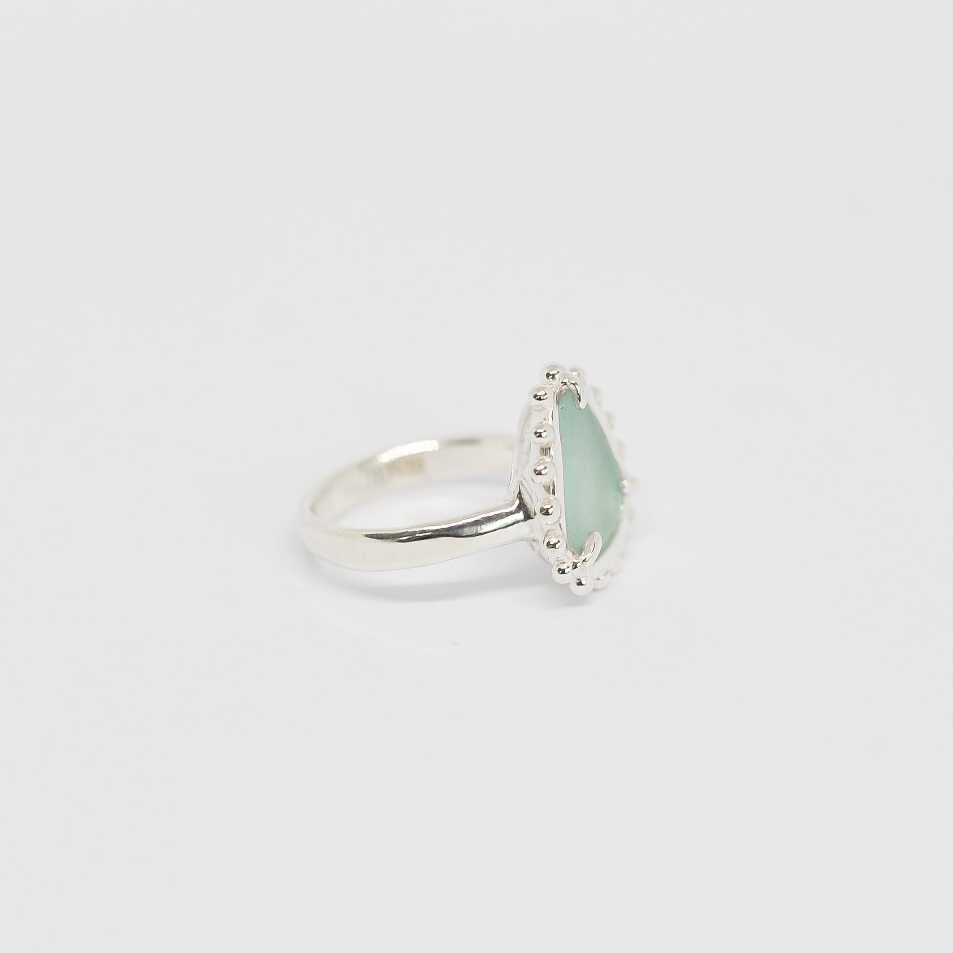 Sea Glass Ring | L