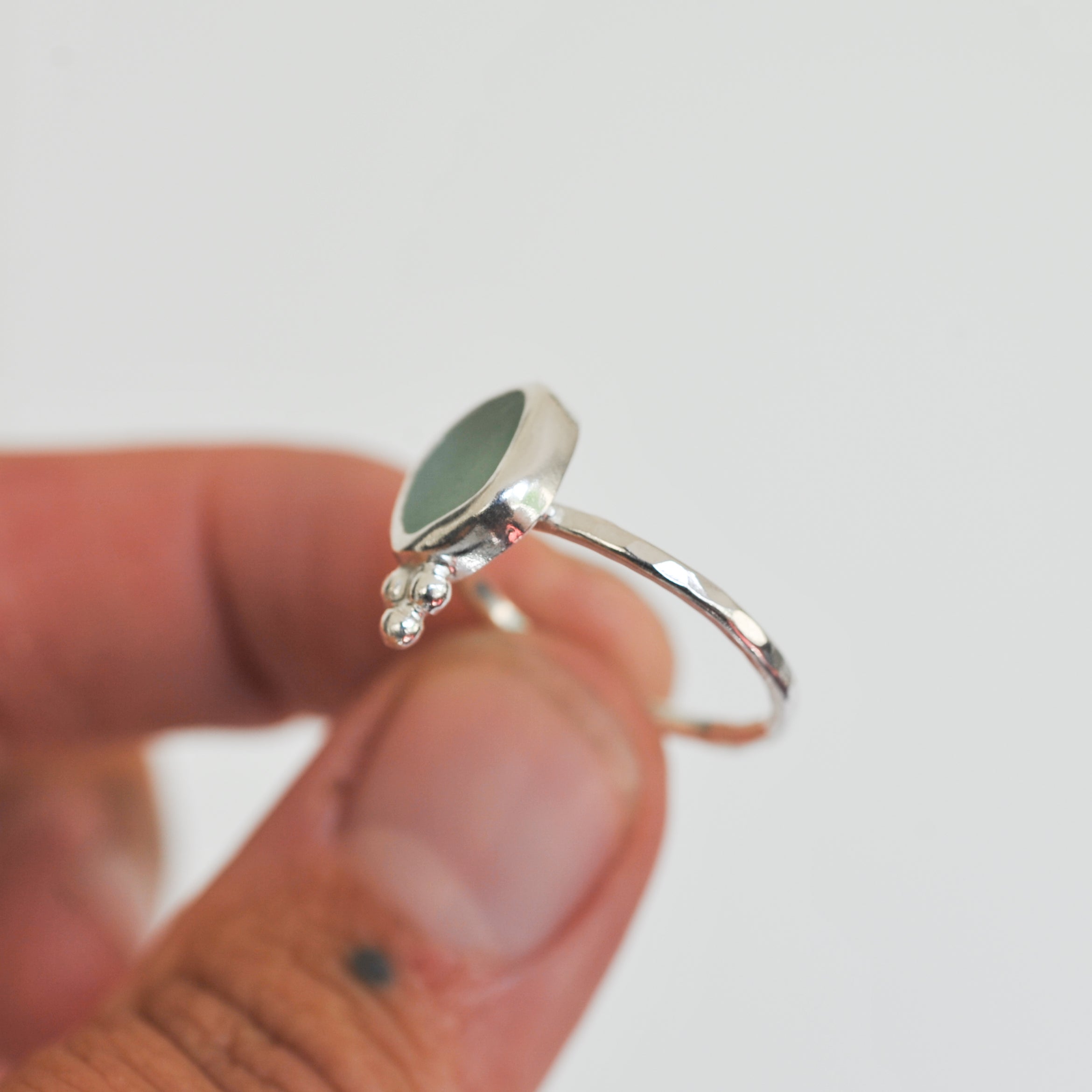 Sea Glass Ring | O