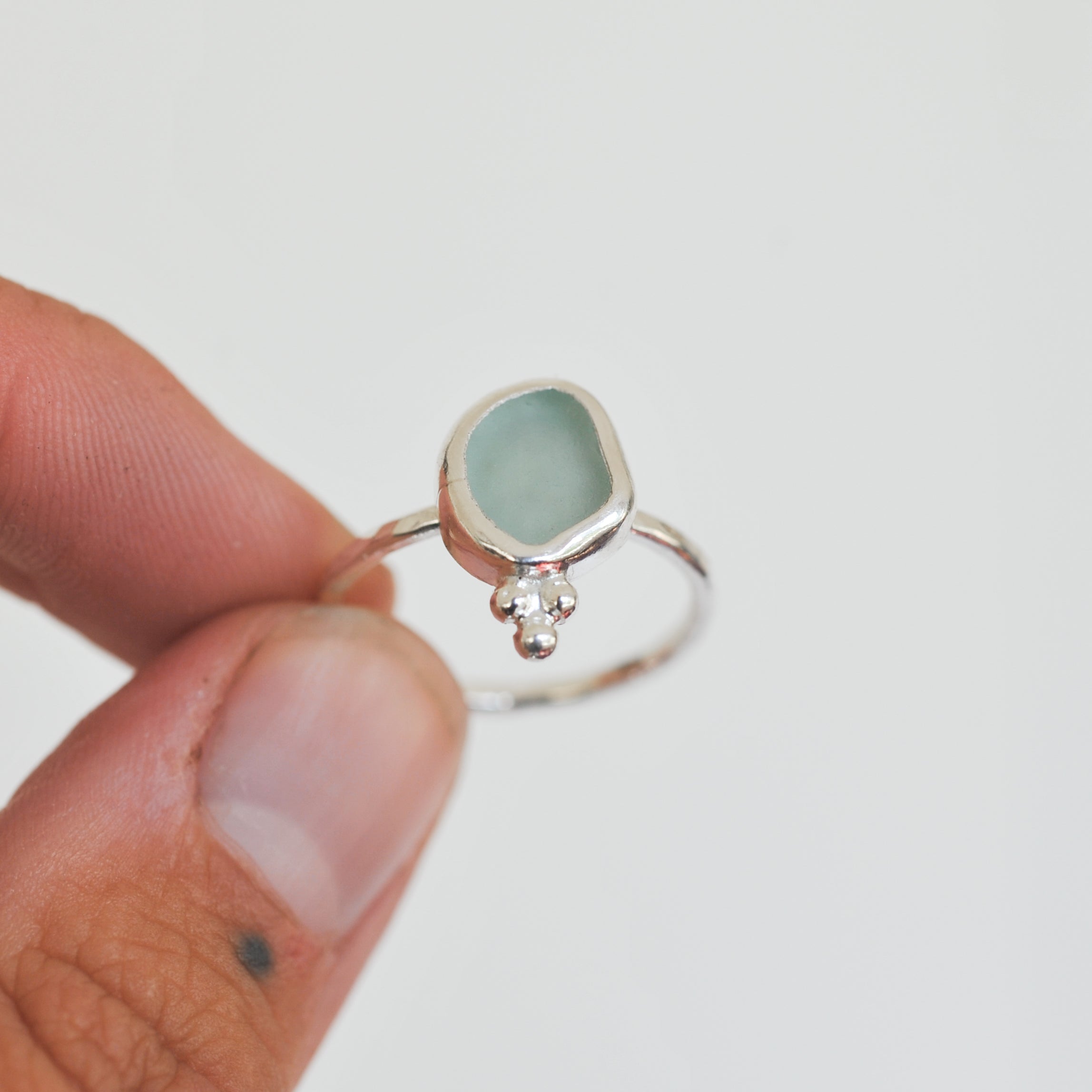 Sea Glass Ring | O