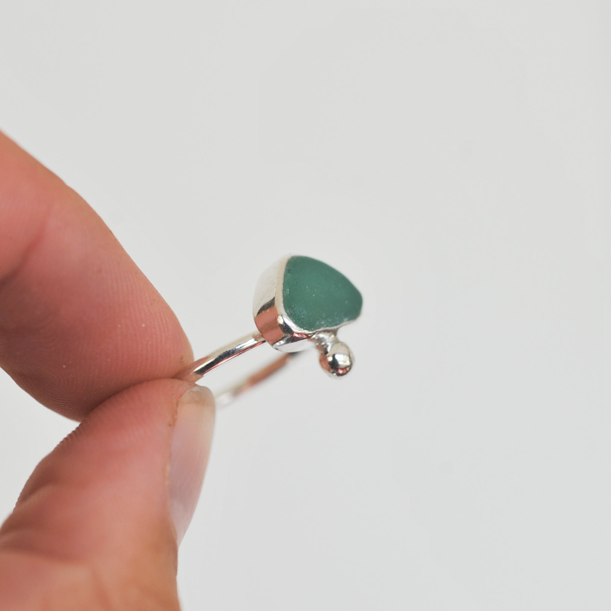 Sea Glass Ring | L