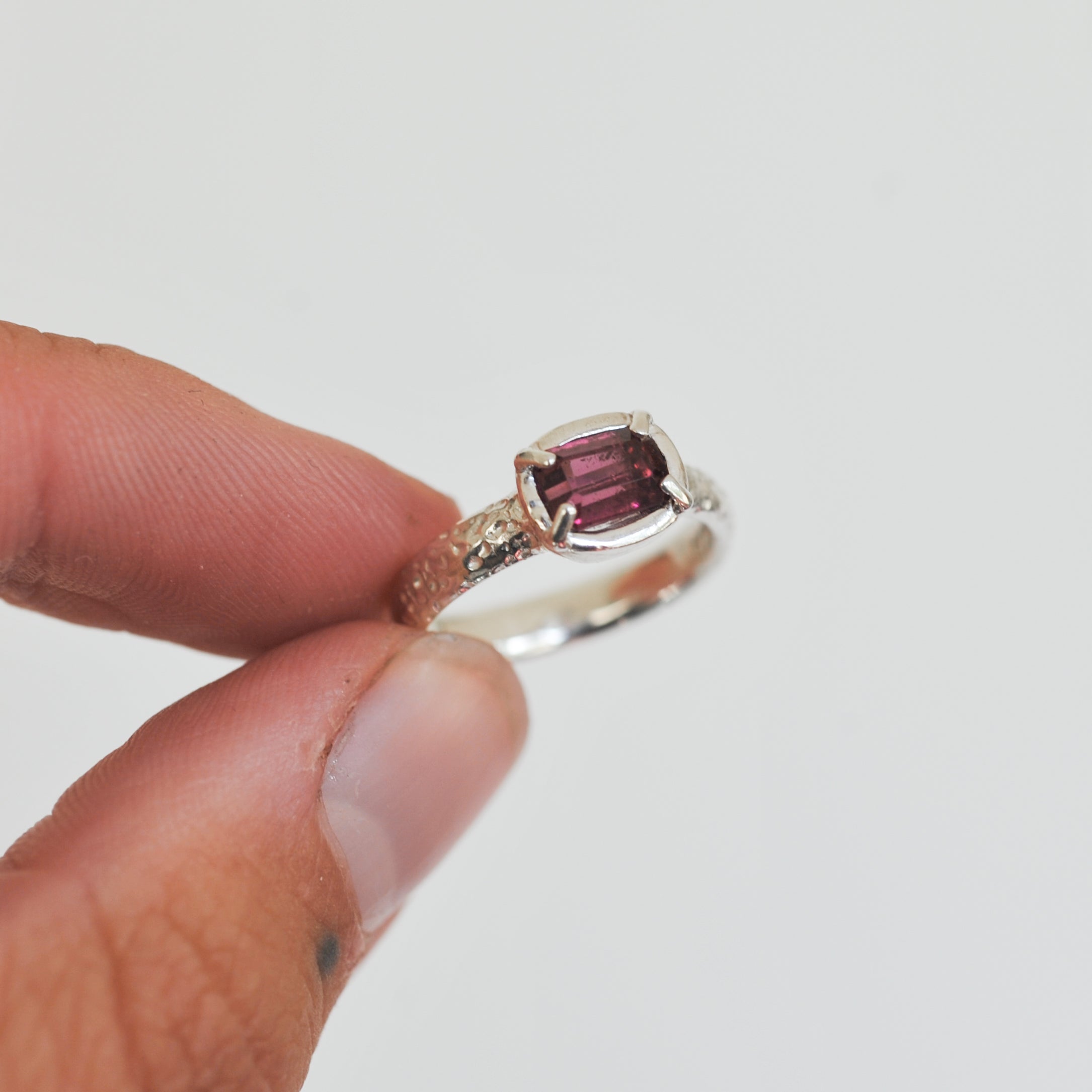 Garnet Ring | J