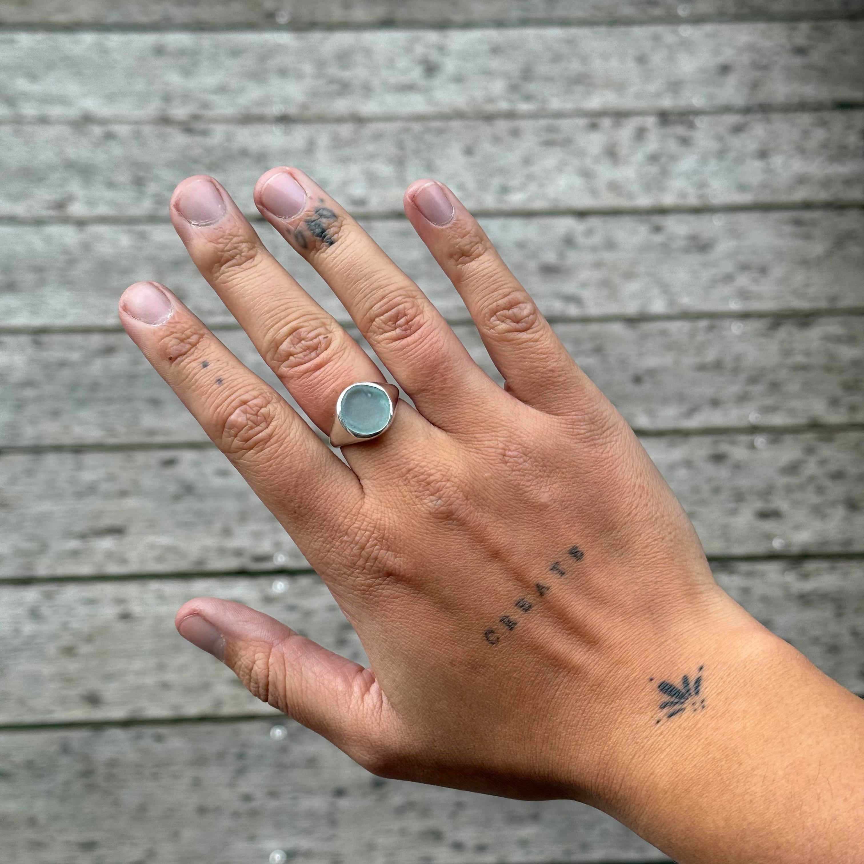 Sea Glass Ring | P