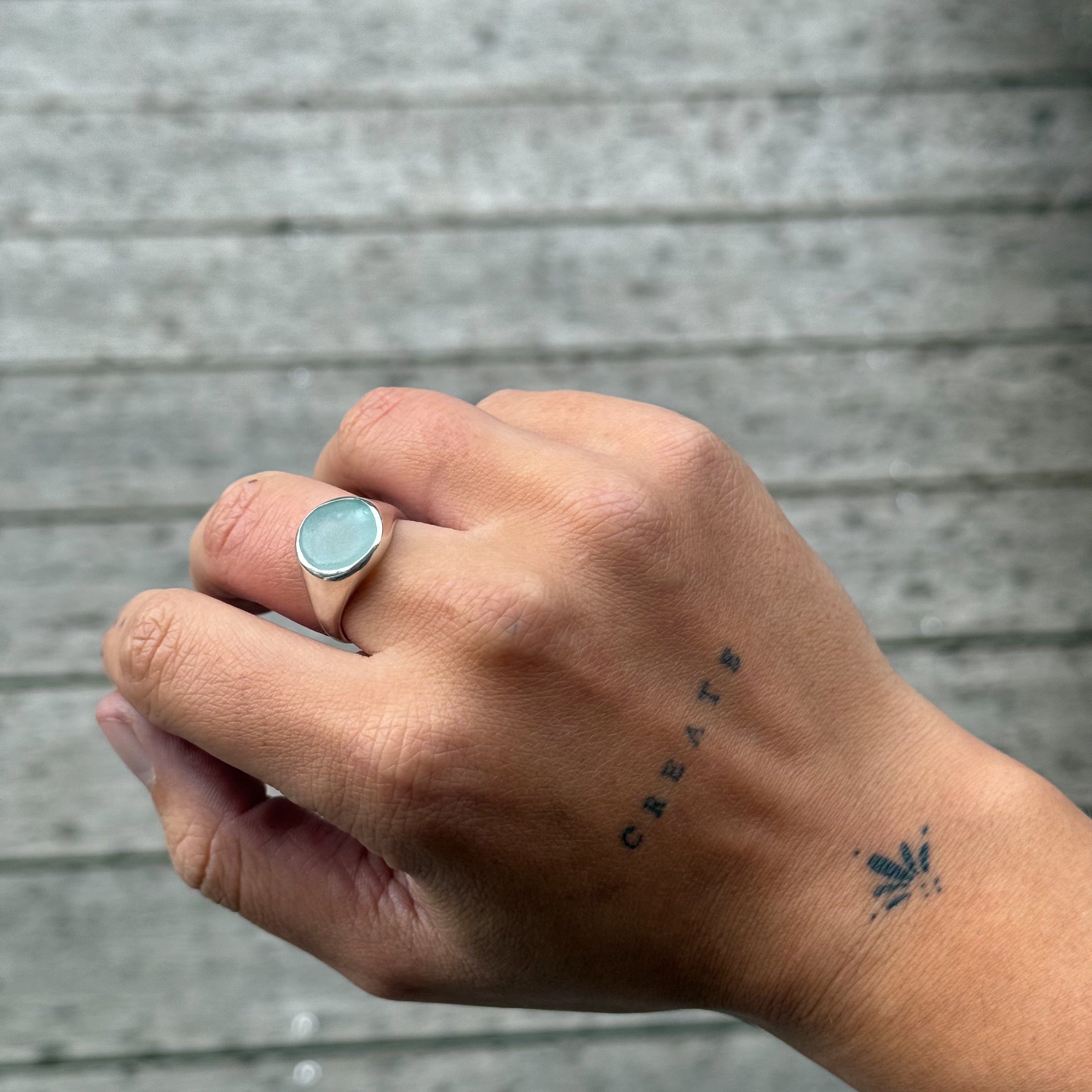 Sea Glass Ring | P