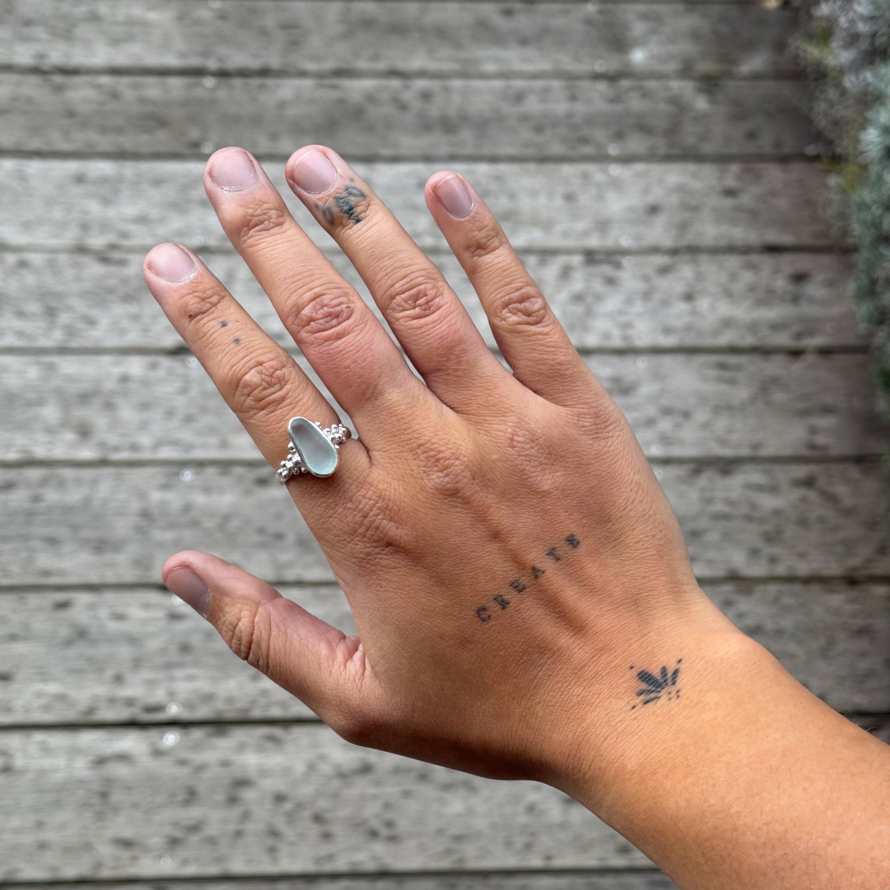 Sea Glass Ring | Q
