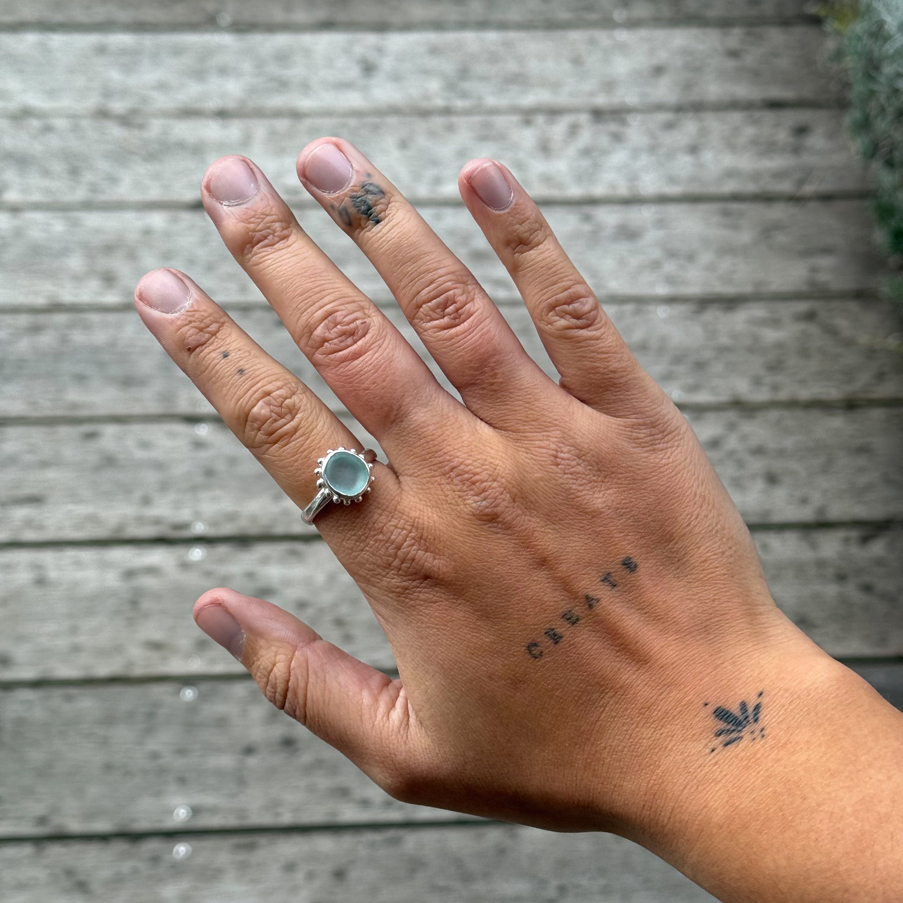 Sea Glass Ring | S