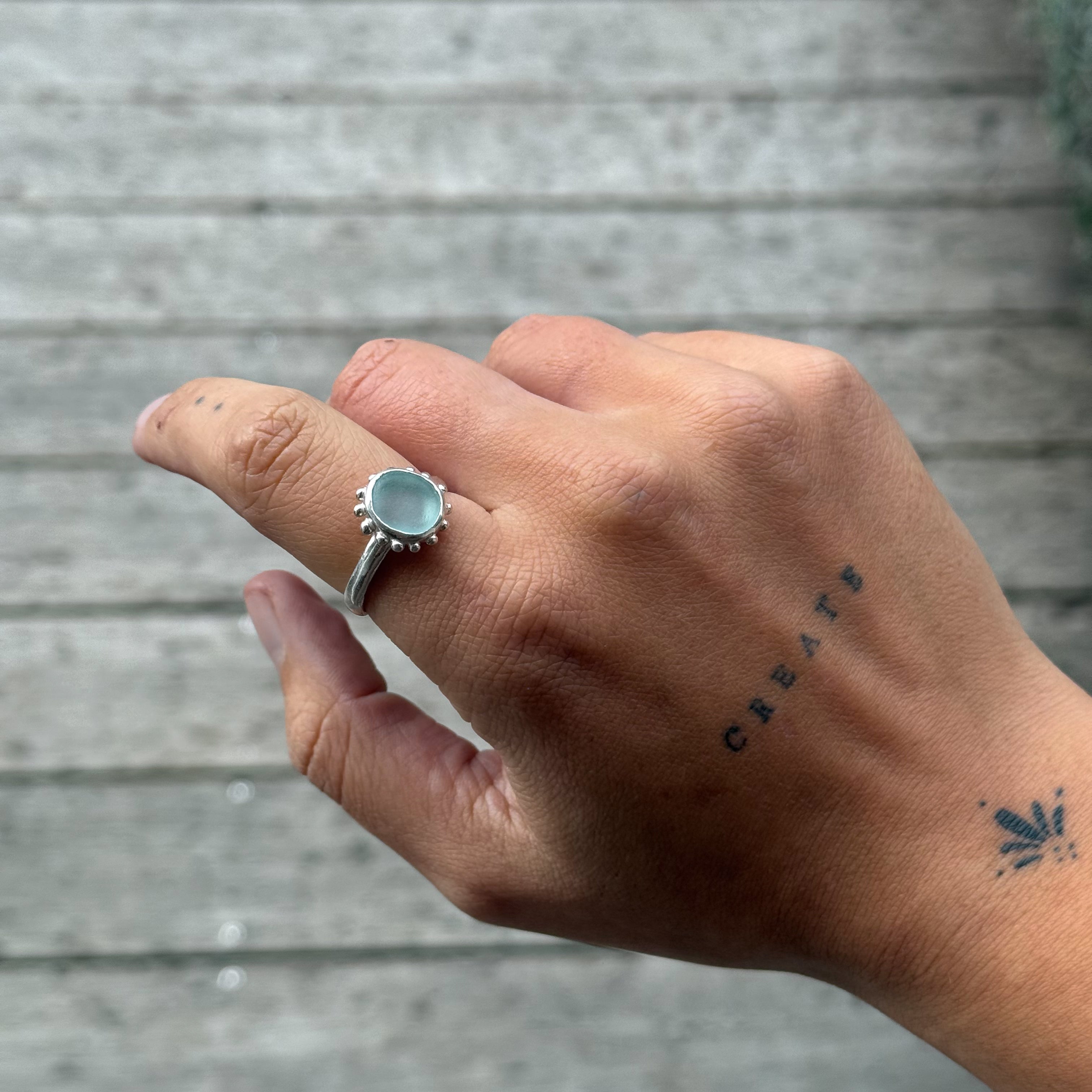 Sea Glass Ring | S