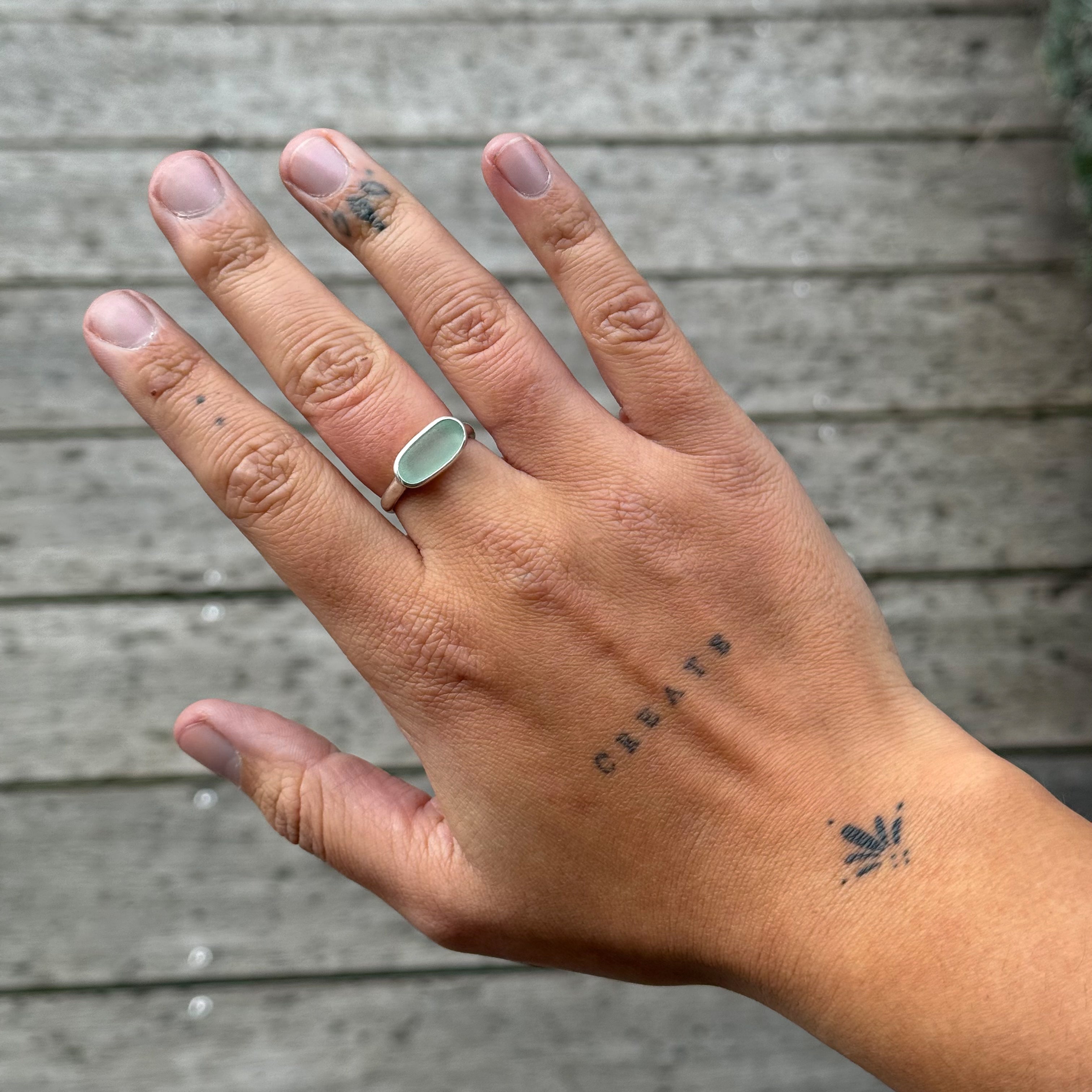 Sea Glass Ring | P